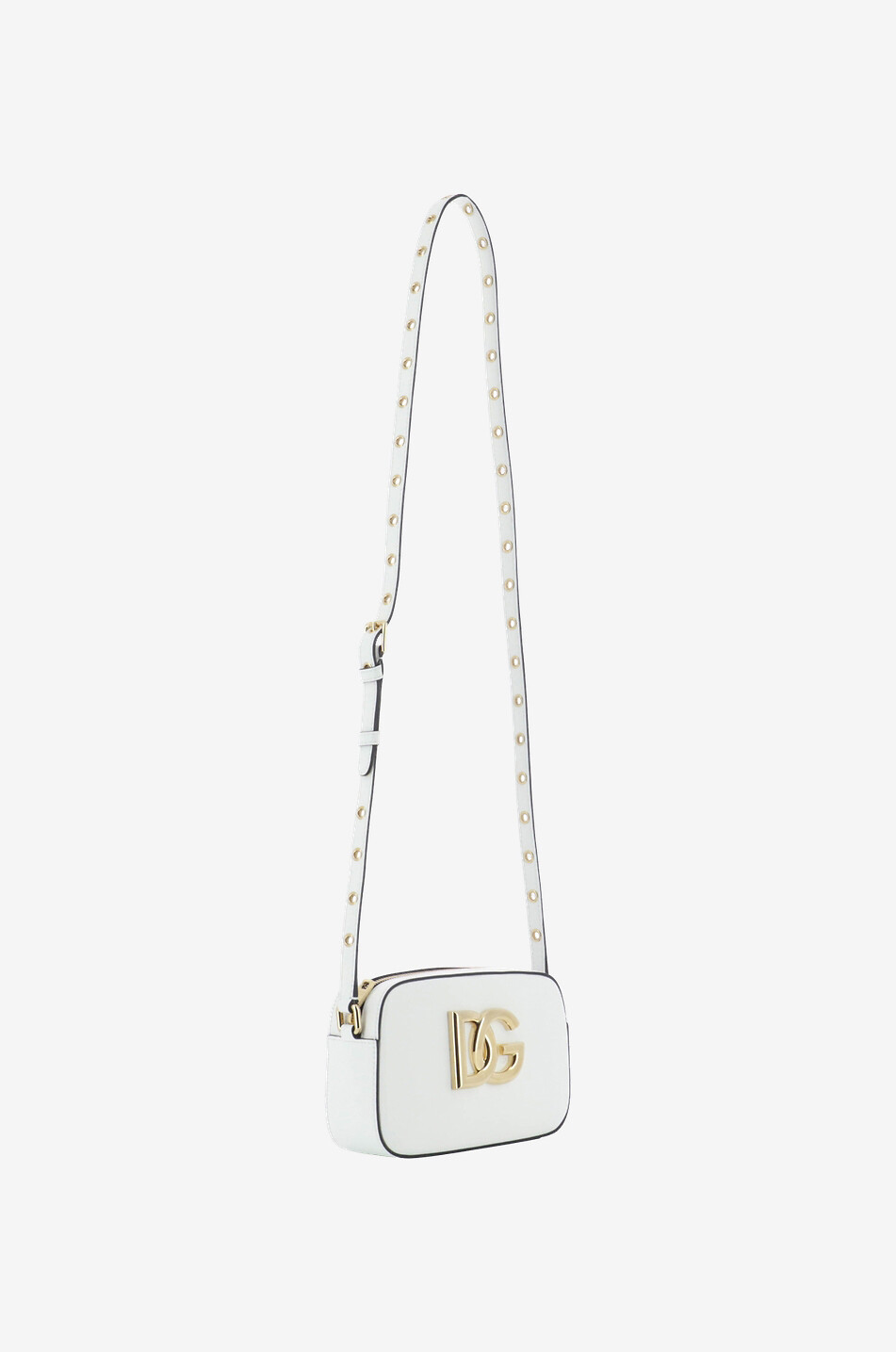 DOLCE & GABBANA Schultertasche aus Glattleder 3.5 Damen CREMEFARBEN 2