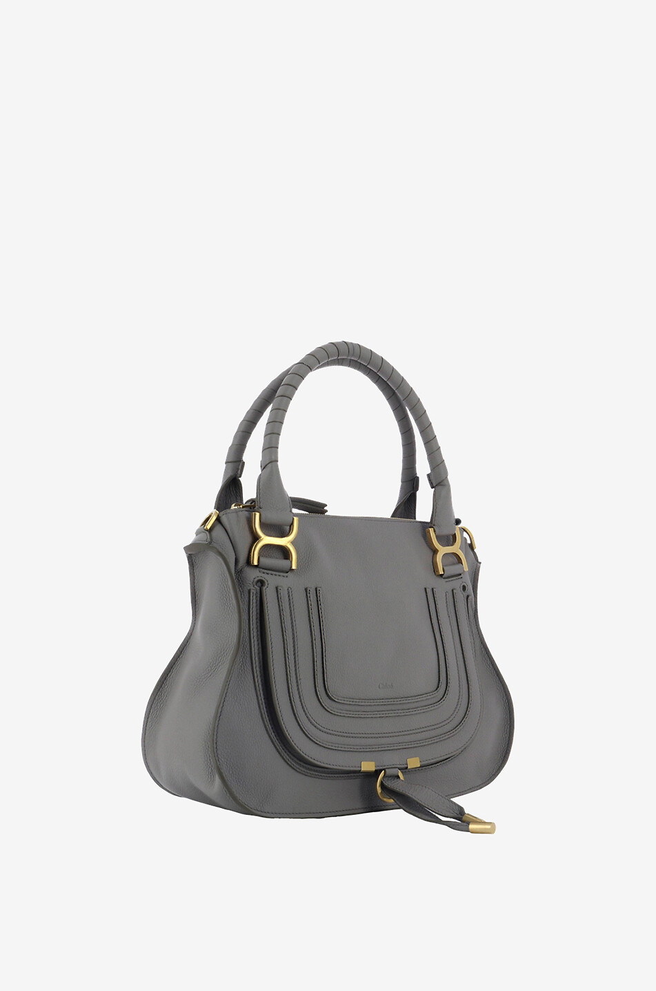 Marcie Medium double carry grained leather bag CHLOE Bongenie