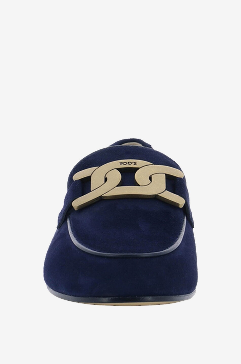 TOD'S Mokassins aus Wildleder mit Kettendetail Kate Damen DUNKELBLAU 2