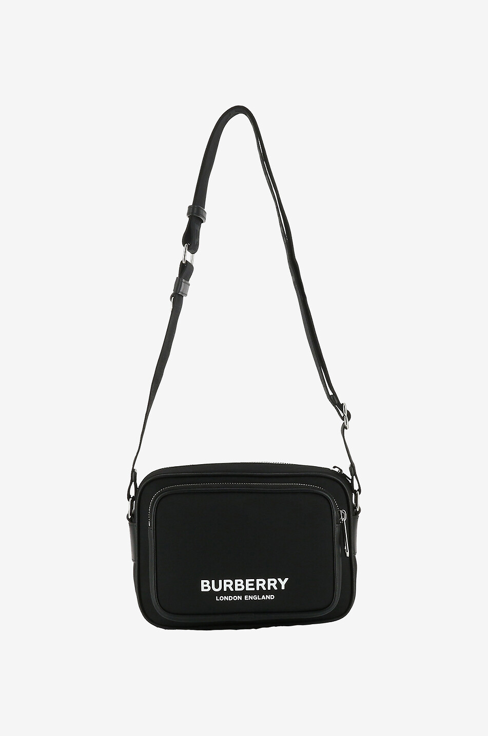 BURBERRY Umhängetasche aus Nylon mit Logoprint Paddy Herren SCHWARZ 1