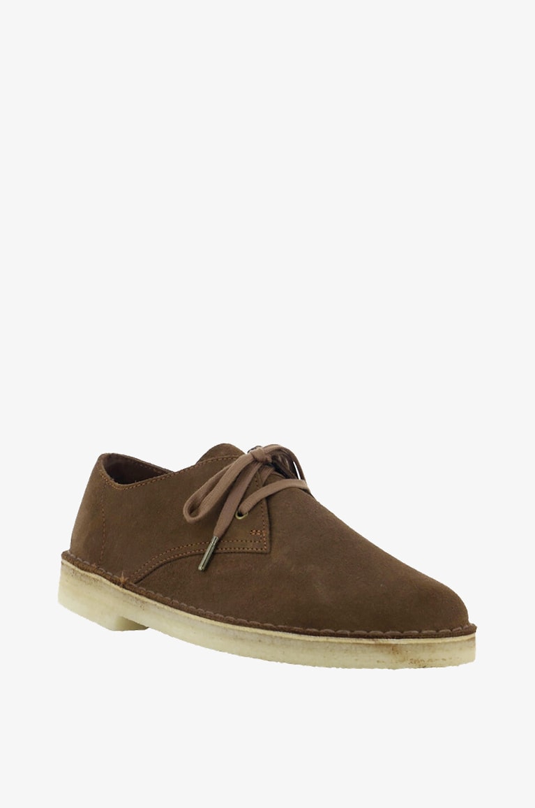CLARKS ORIGINALS Chaussures à lacets en daim Desert Khan Homme BEIGE 1