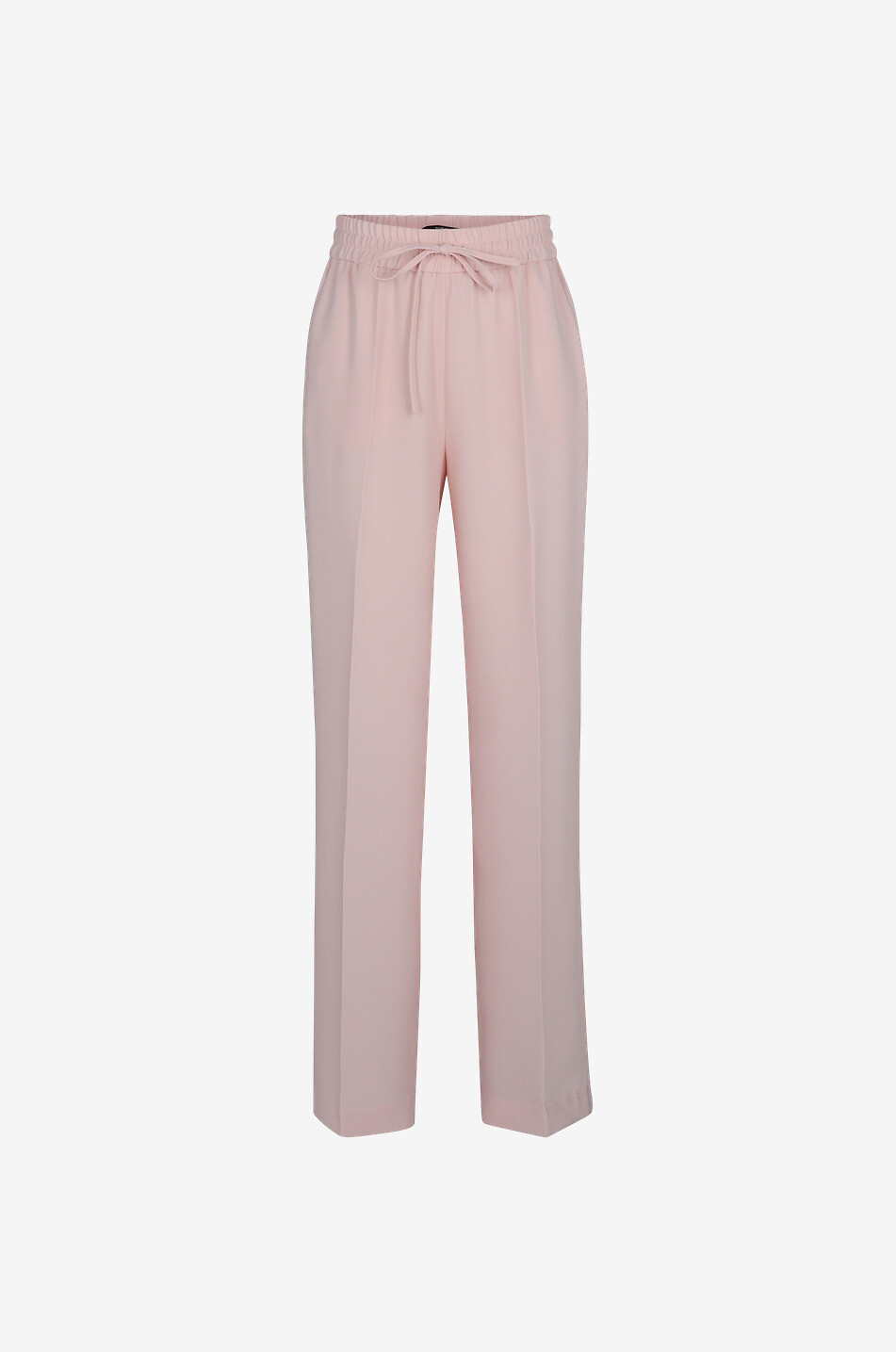 Wide leg crepe trousers
