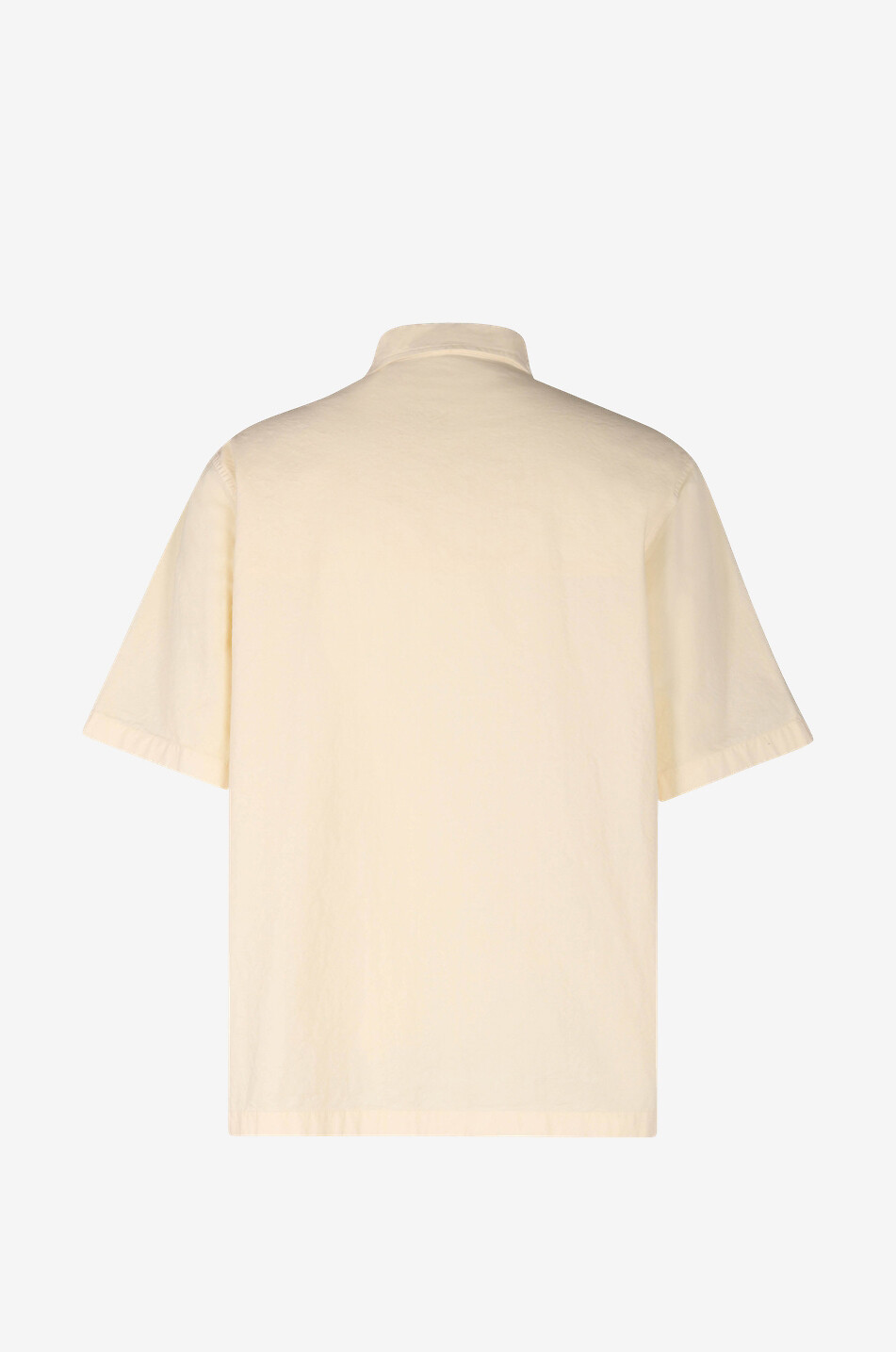 Short-sleeved cotton shirt