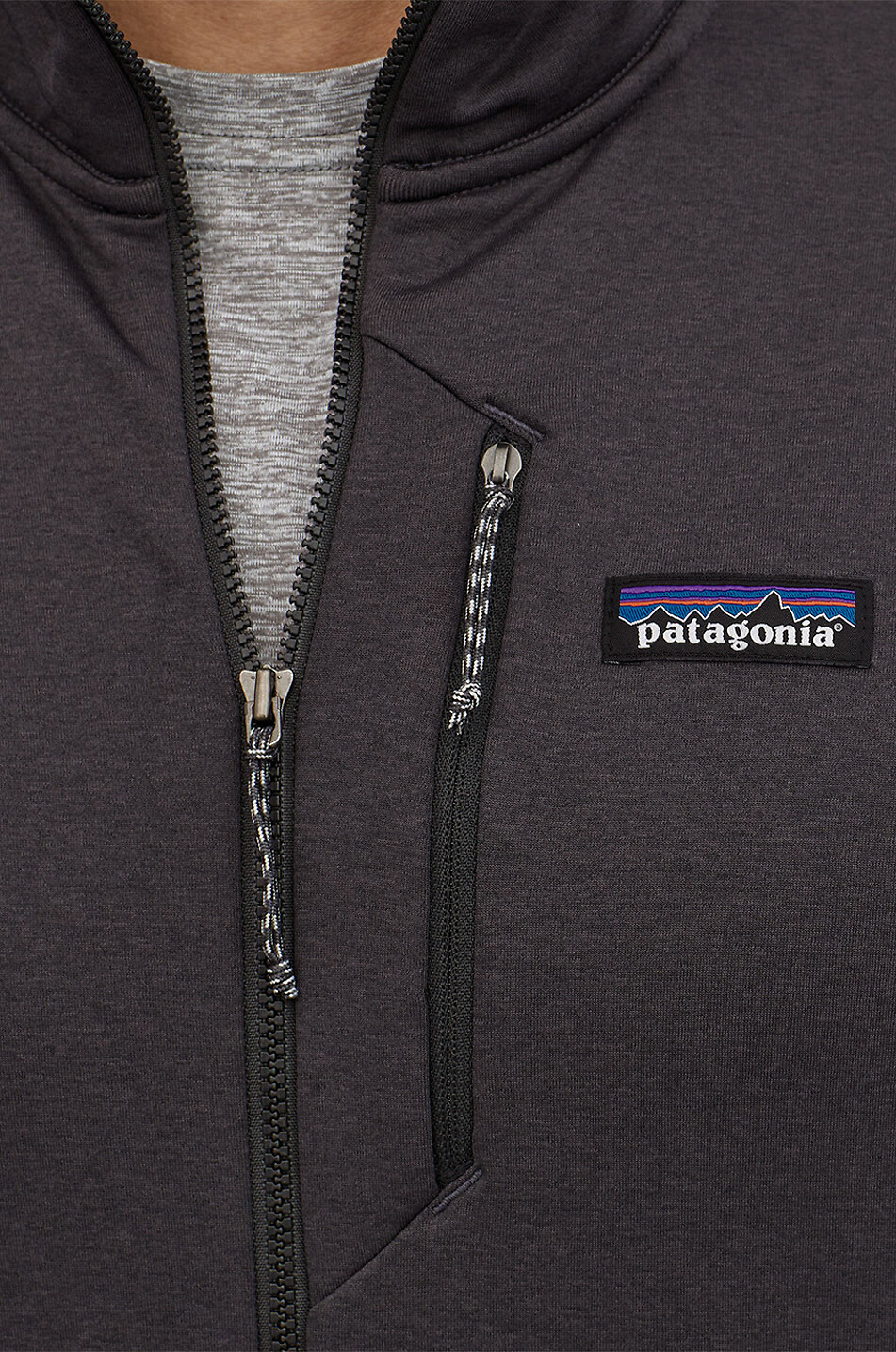 PATAGONIA Veste technique R1 Daily Homme NOIR 4