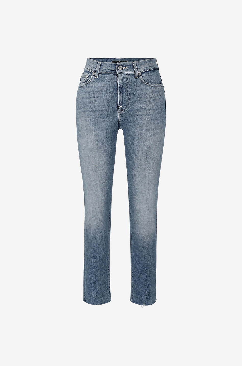 The Straight Crop Secret Raw Cut Hem jeans