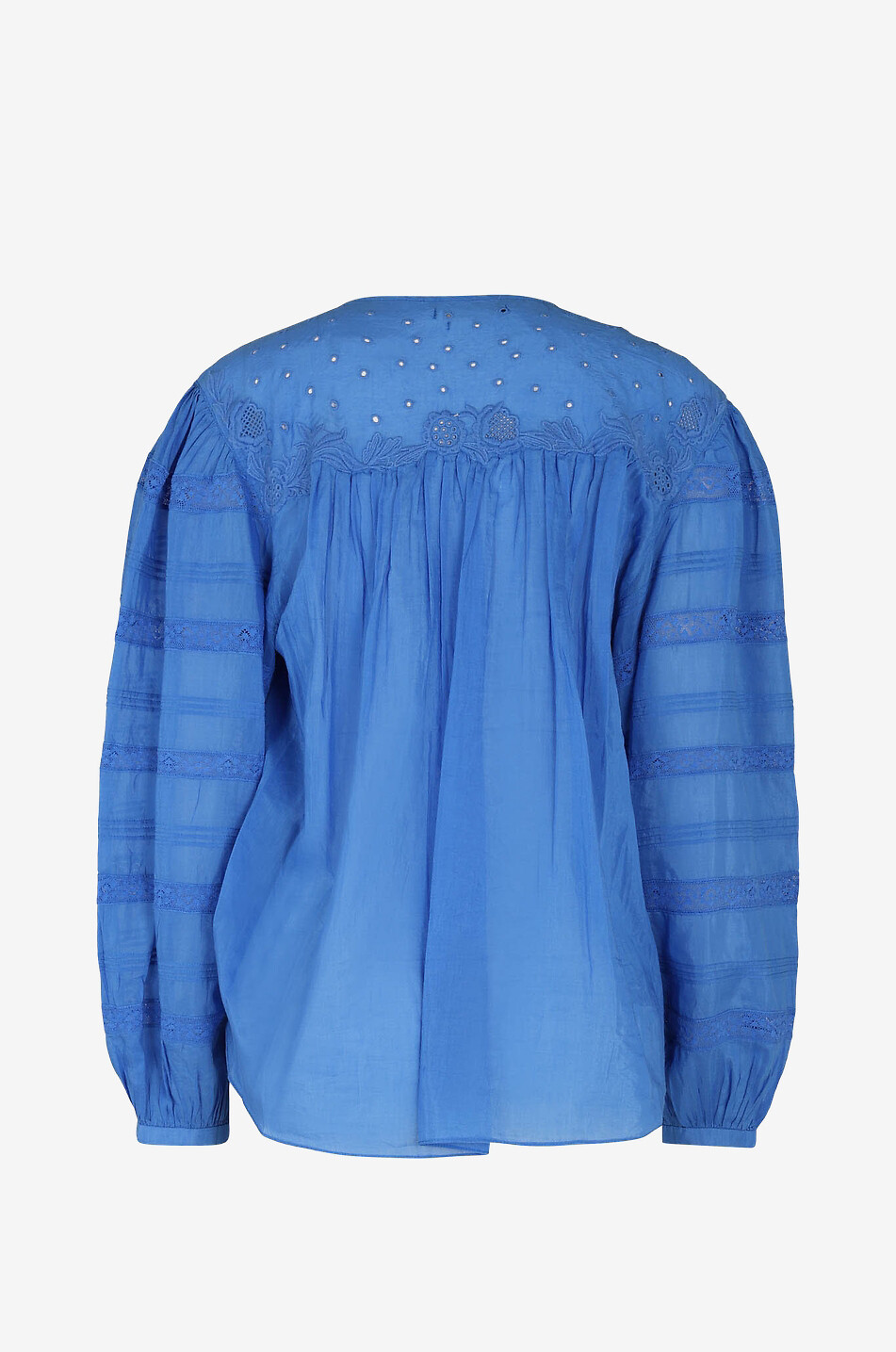 ISABEL MARANT Bluse mit Lochstickereien und Spitze Gregoria Damen BLAU 2