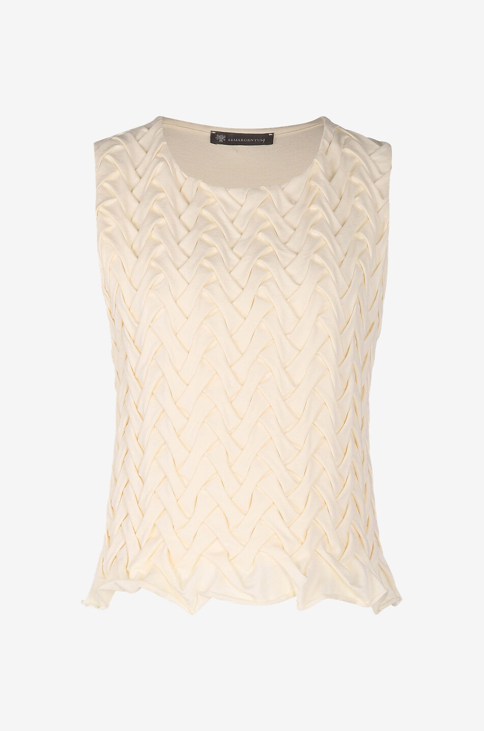 Top sans manches coton mélangé Françoise