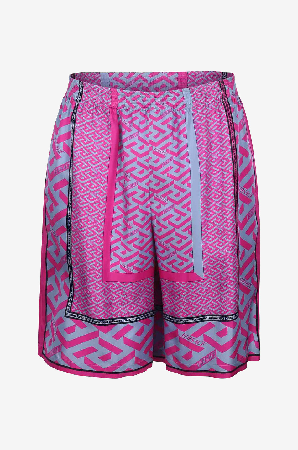 La Greca College Fit silk twill Bermuda shorts