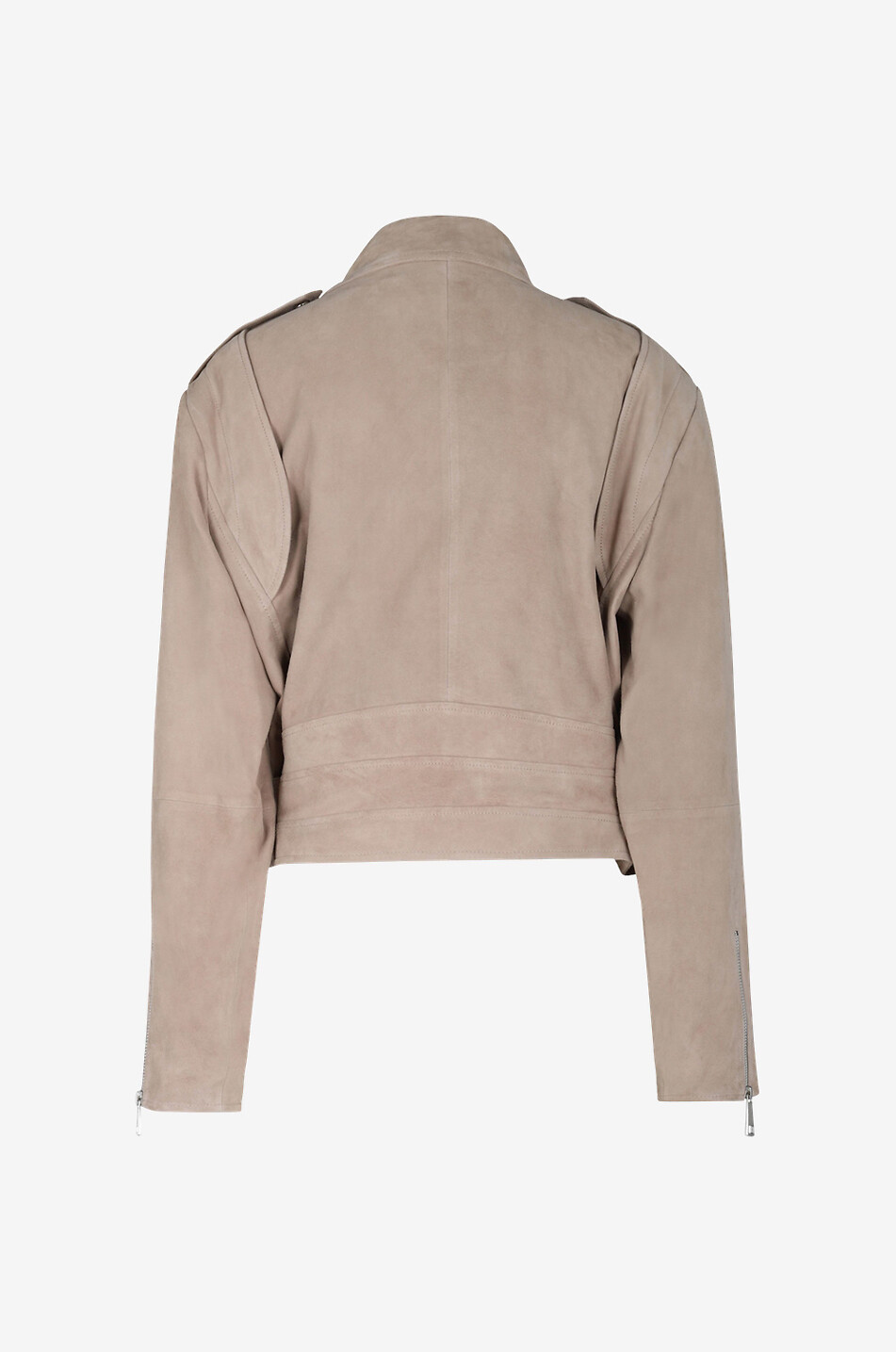 ARMA Gioia suede moto jacket Women BEIGE 2