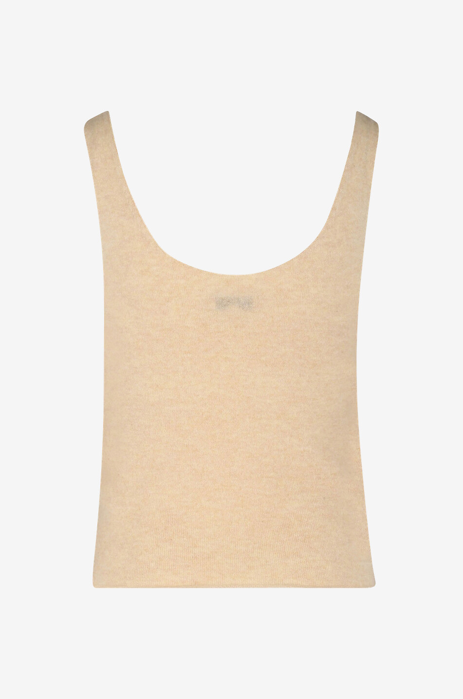 Débardeur en cachemire encolure maillot