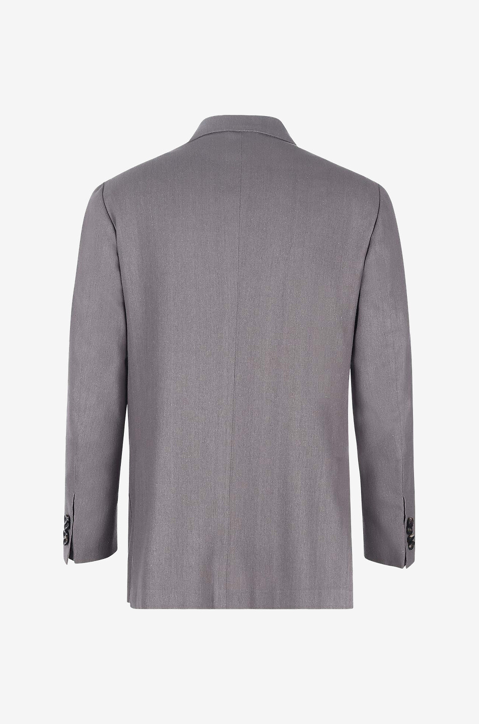 KITON Single-breasted silk blazer Men MEDIUM GREY 2