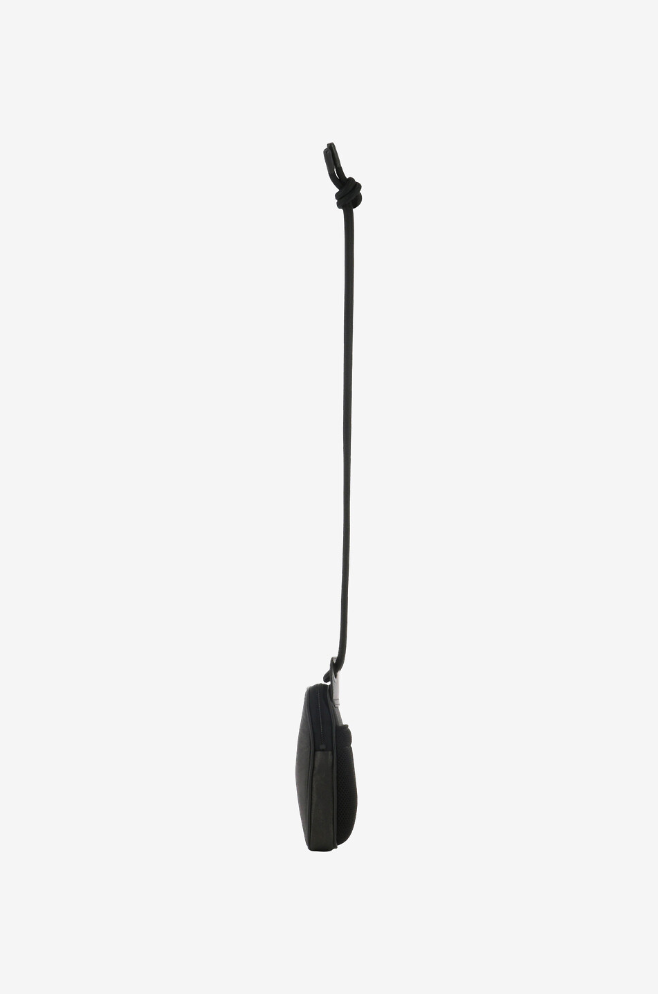 MONCLER Telefontasche aus Ripstop und Leder mit Hahnenlogo Herren SCHWARZ 4
