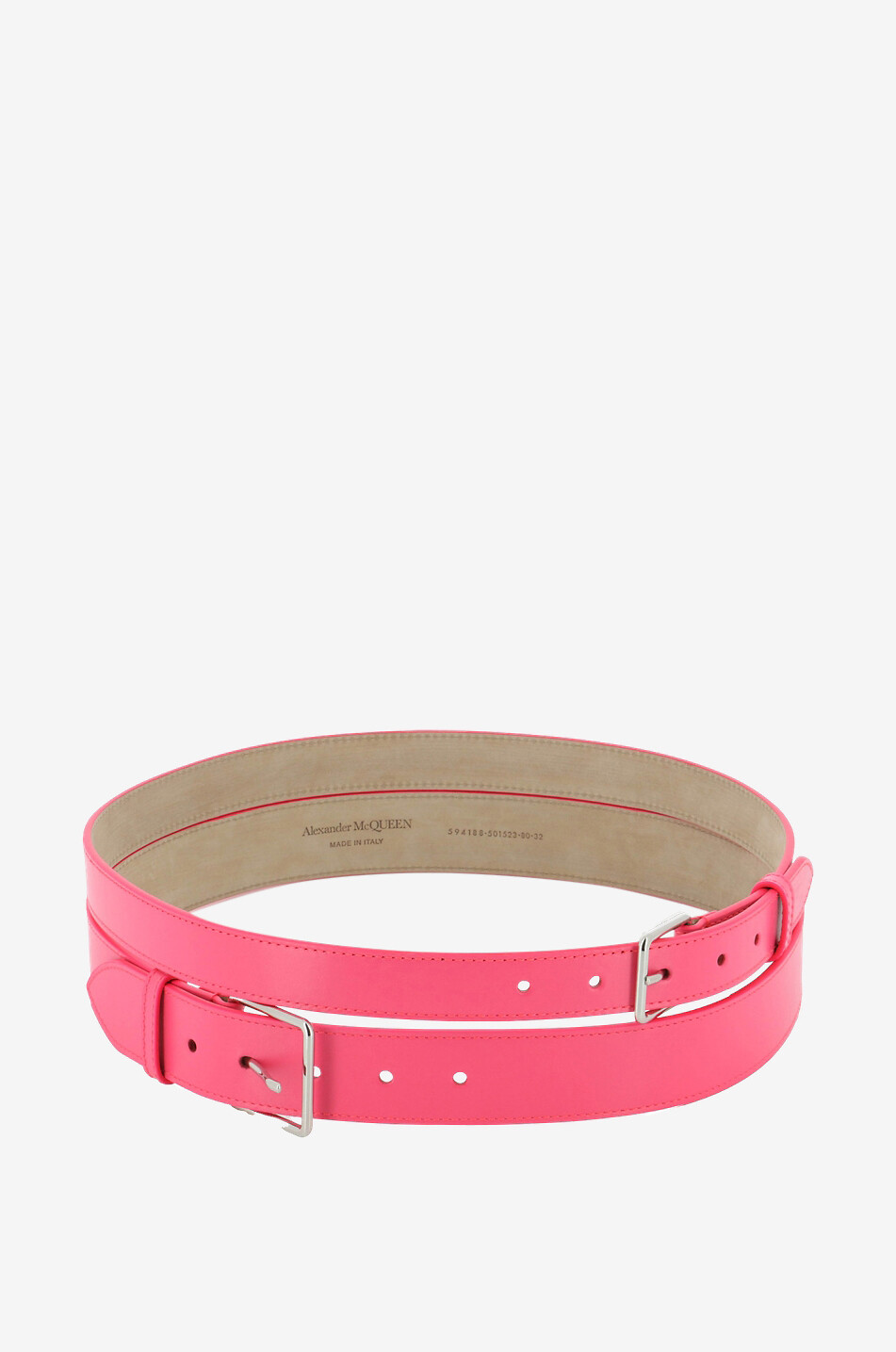 Breiter Gürtel aus Leder Double Belt