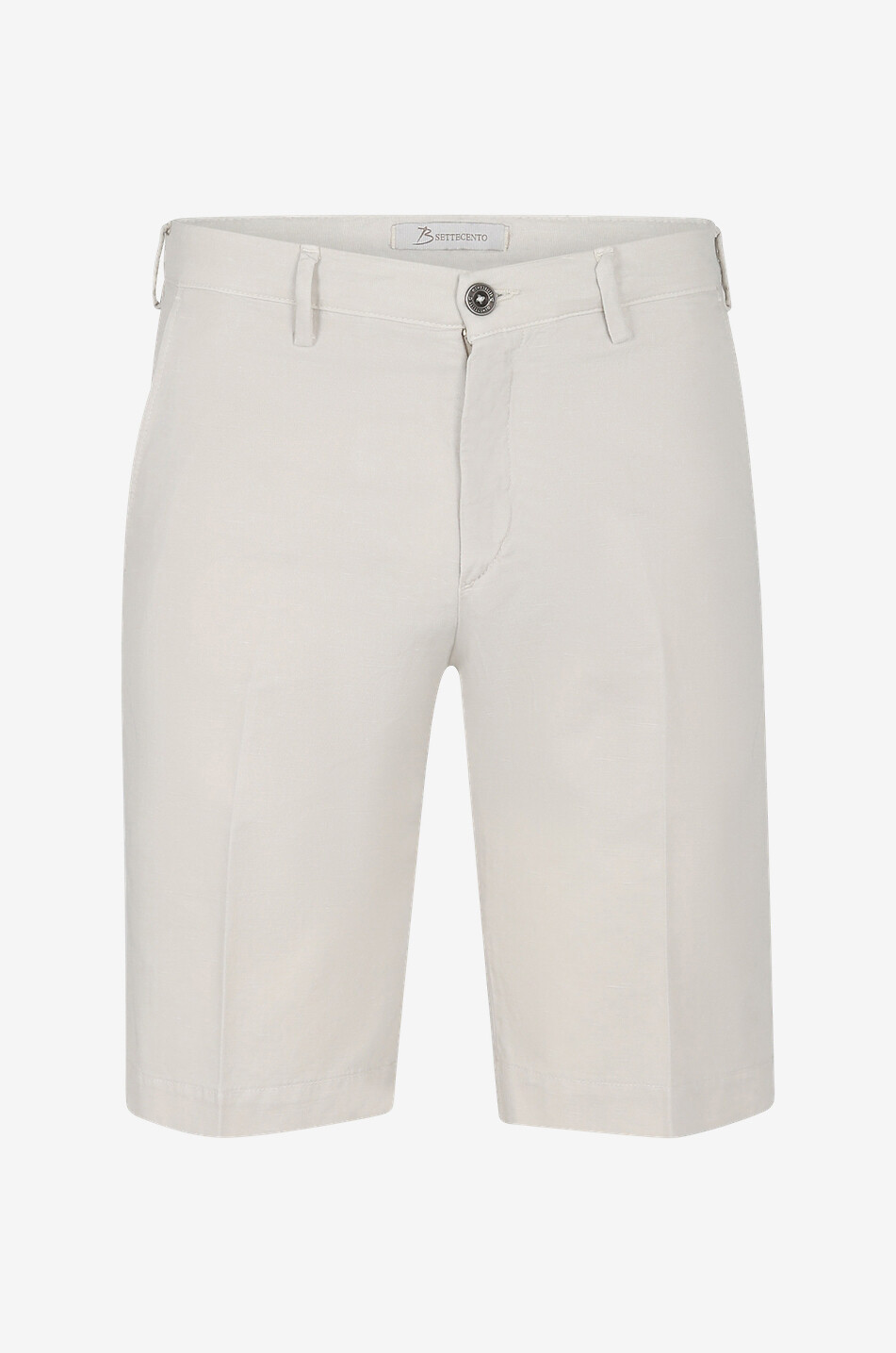 Cotton linen Bermuda shorts