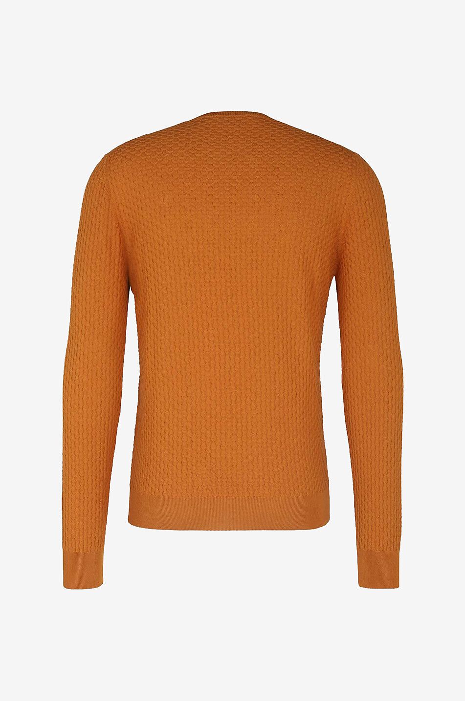 GRAN SASSO Pull à col rond en coton Homme ORANGE 2