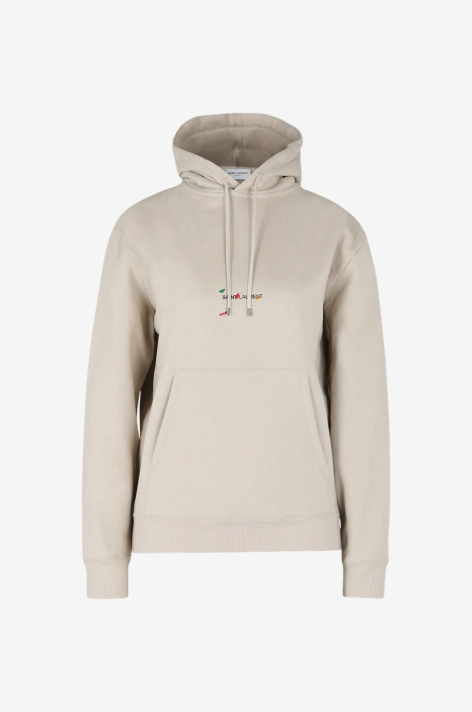 Kapuzensweatshirt mit Kleksprint Saint Laurent Rive Gauche