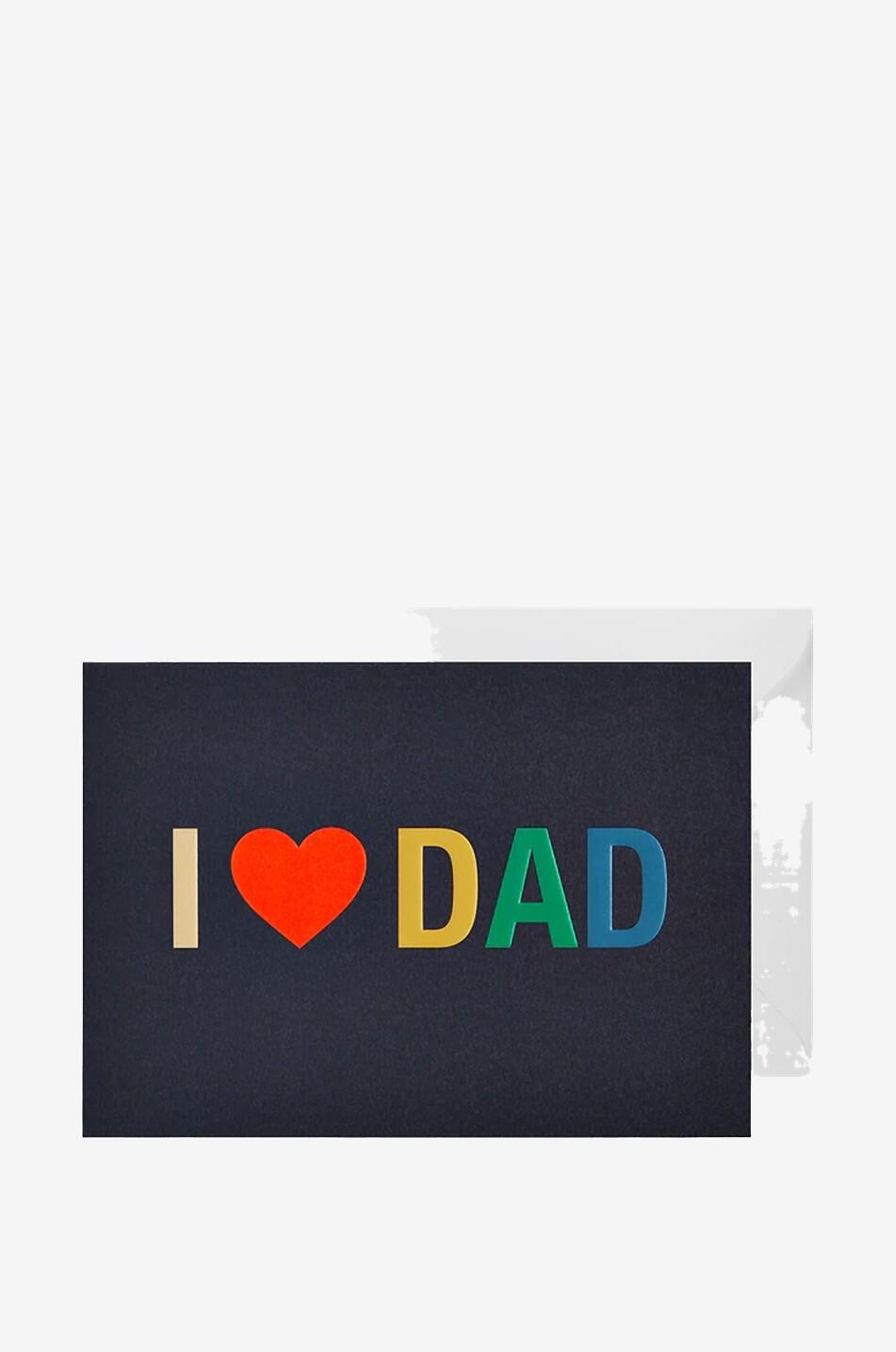 LAGOM DESIGN Carte de voeux Postco I Love Dad Maison MULTICOLORE 1