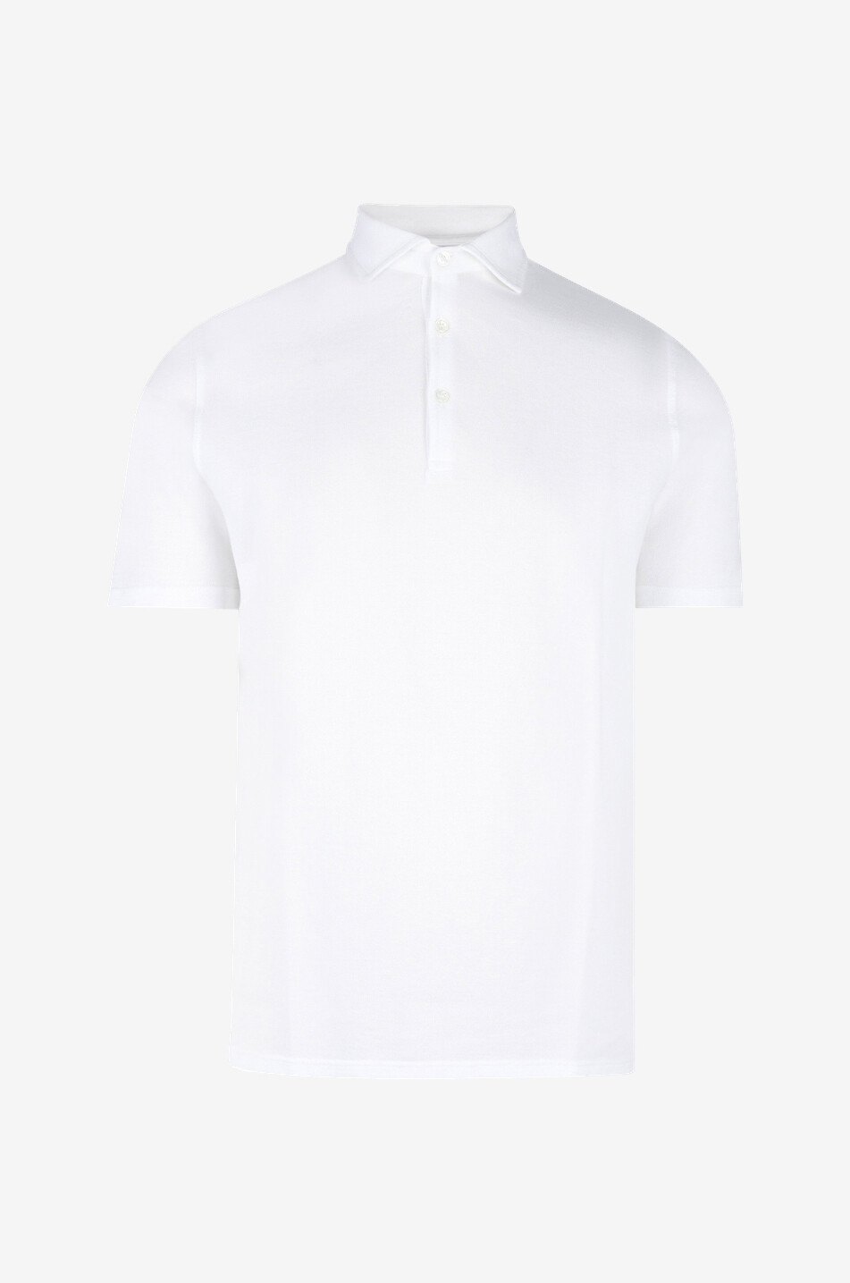 FEDELI Kurzärmliges Polohemd aus Baumwolle Tommy Herren WEISS 1
