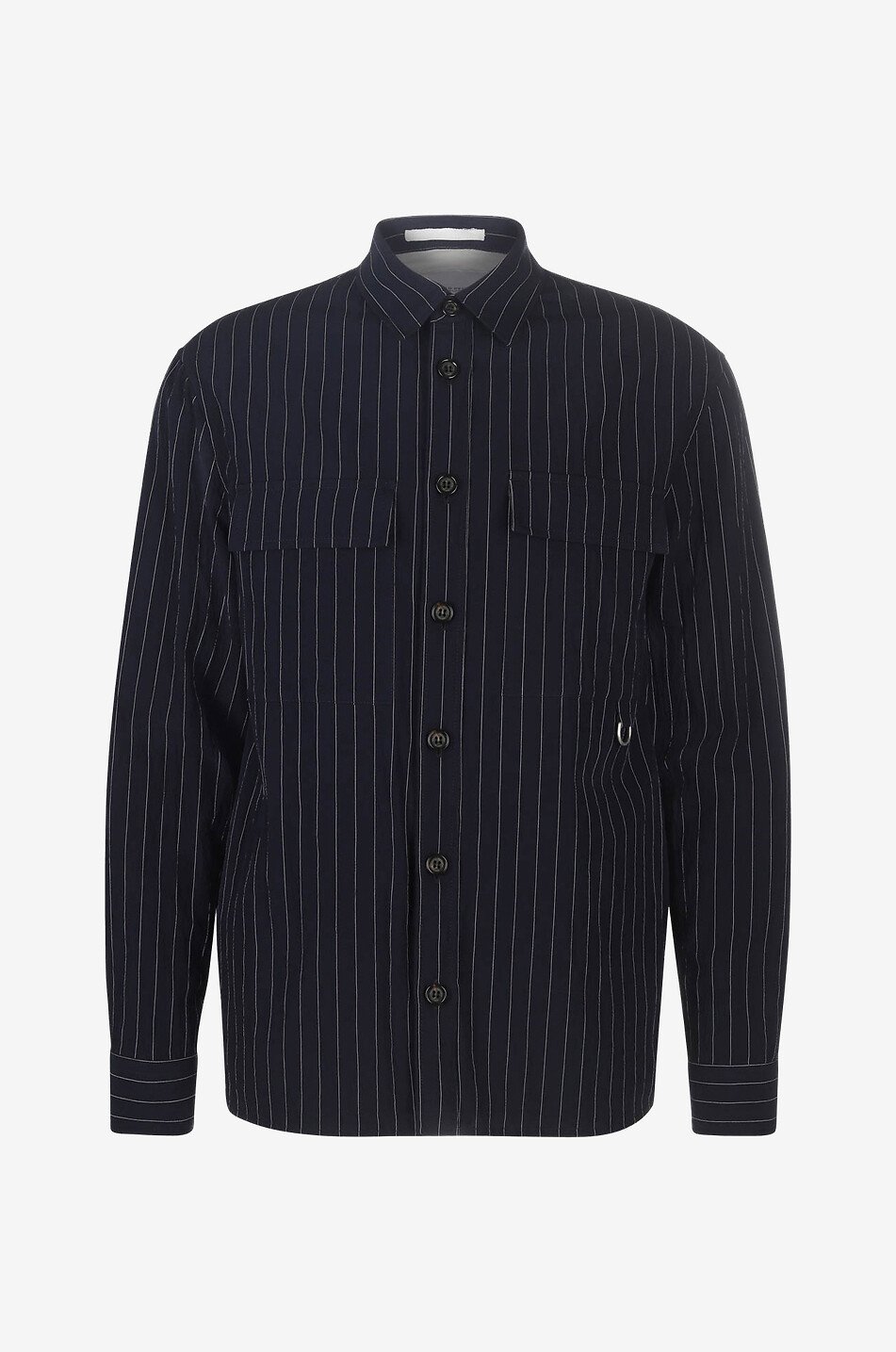 Striped long-sleeves overshirt
