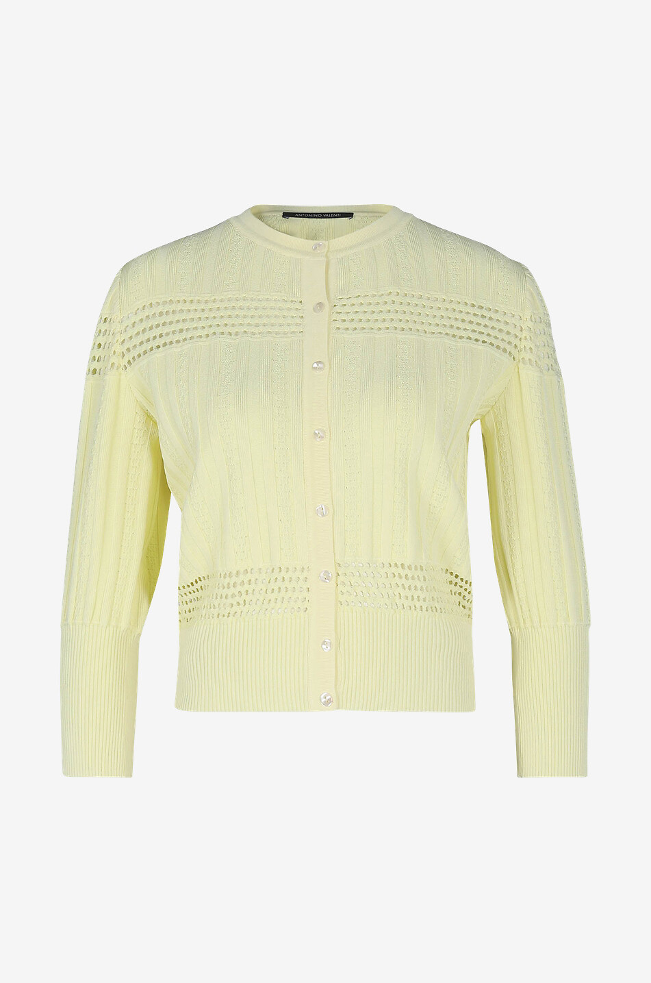 ANTONINO VALENTI Catalina viscose cardigan Women LIGHT YELLOW 1