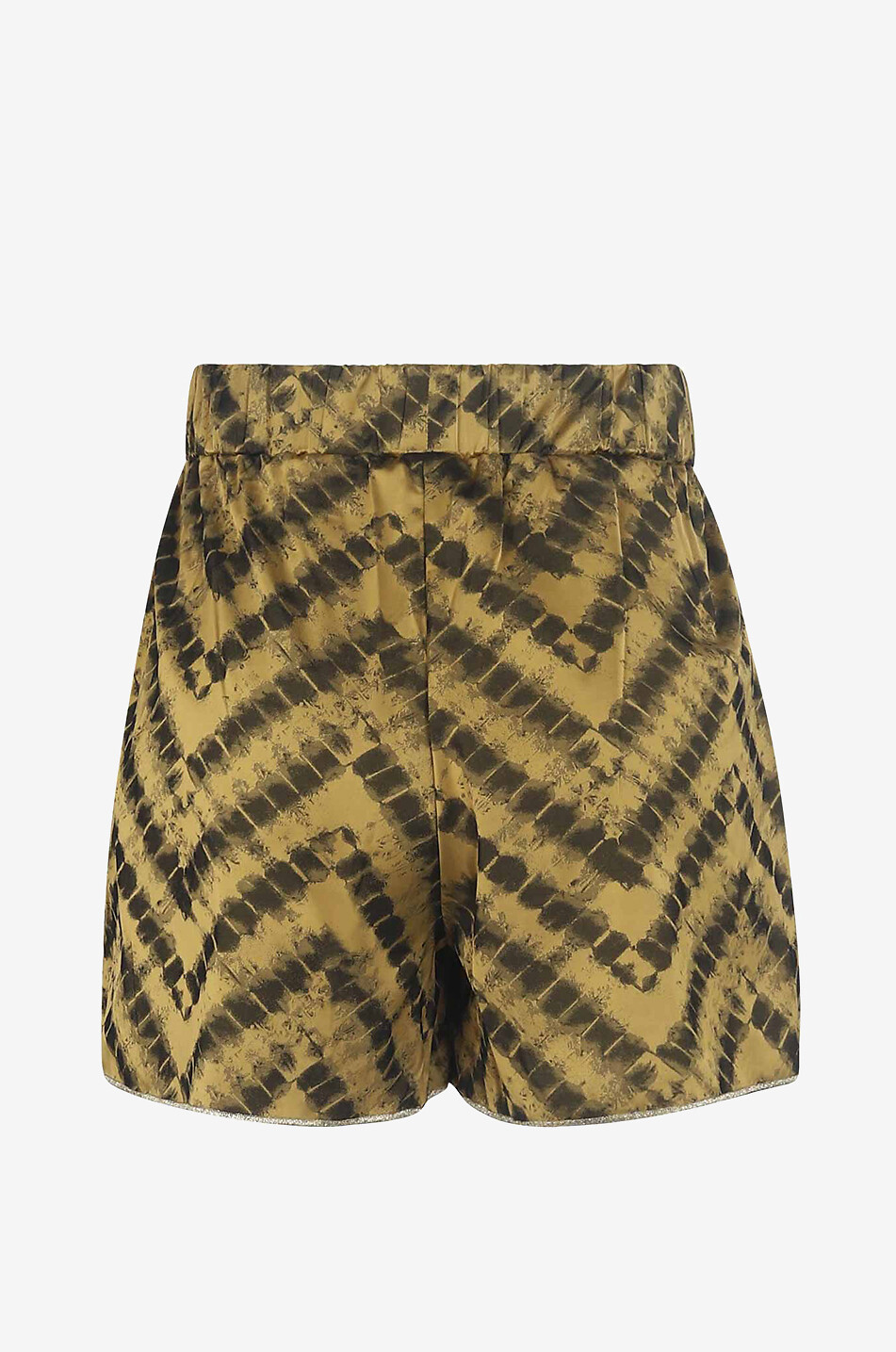 Safari tie-dye printed shorts