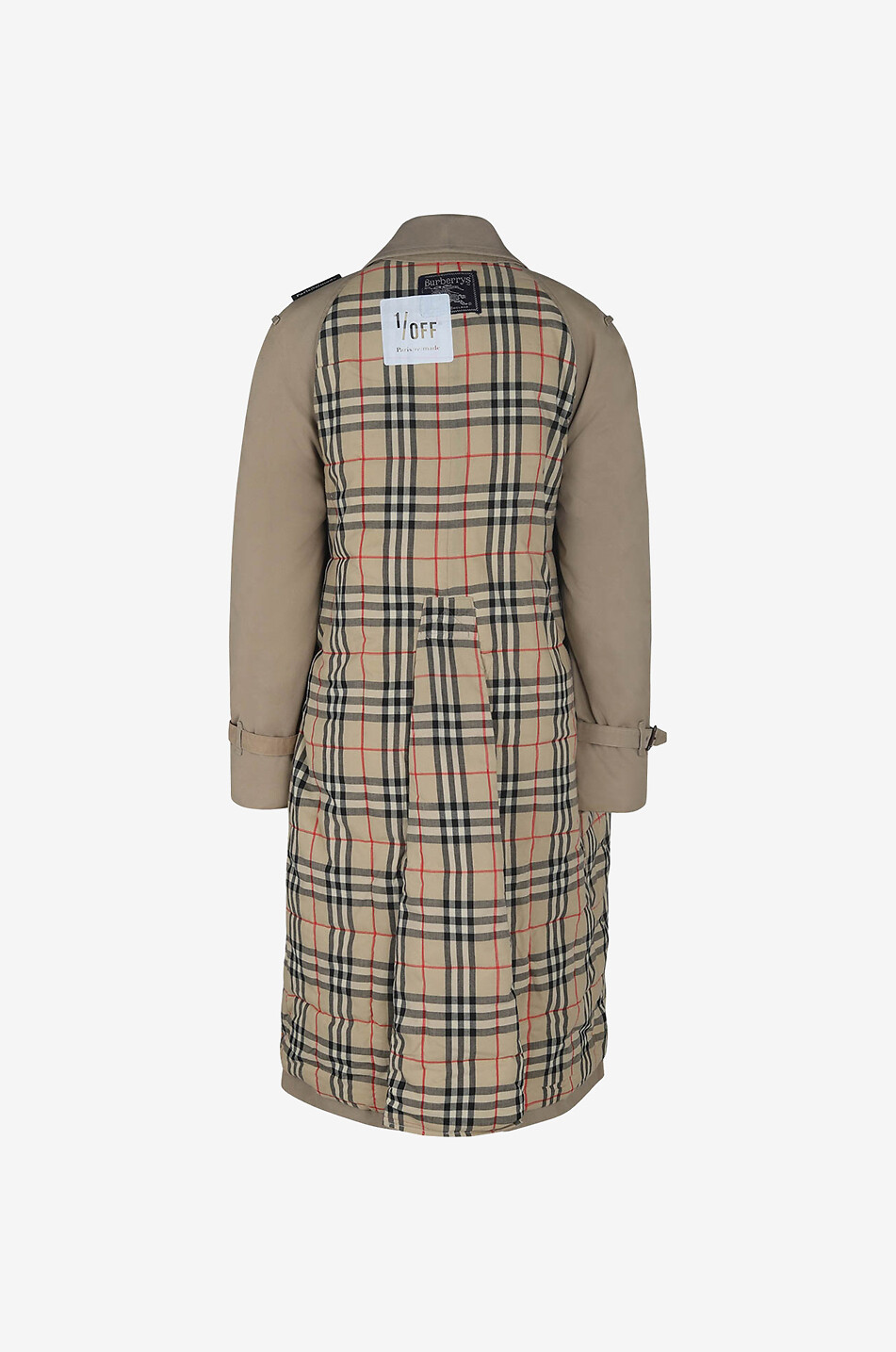 1/OFF PARIS Trenchcoat aus recyceltem Material (Re-)invented The Iconic Burberry Trench Inside Damen BEIGE 3