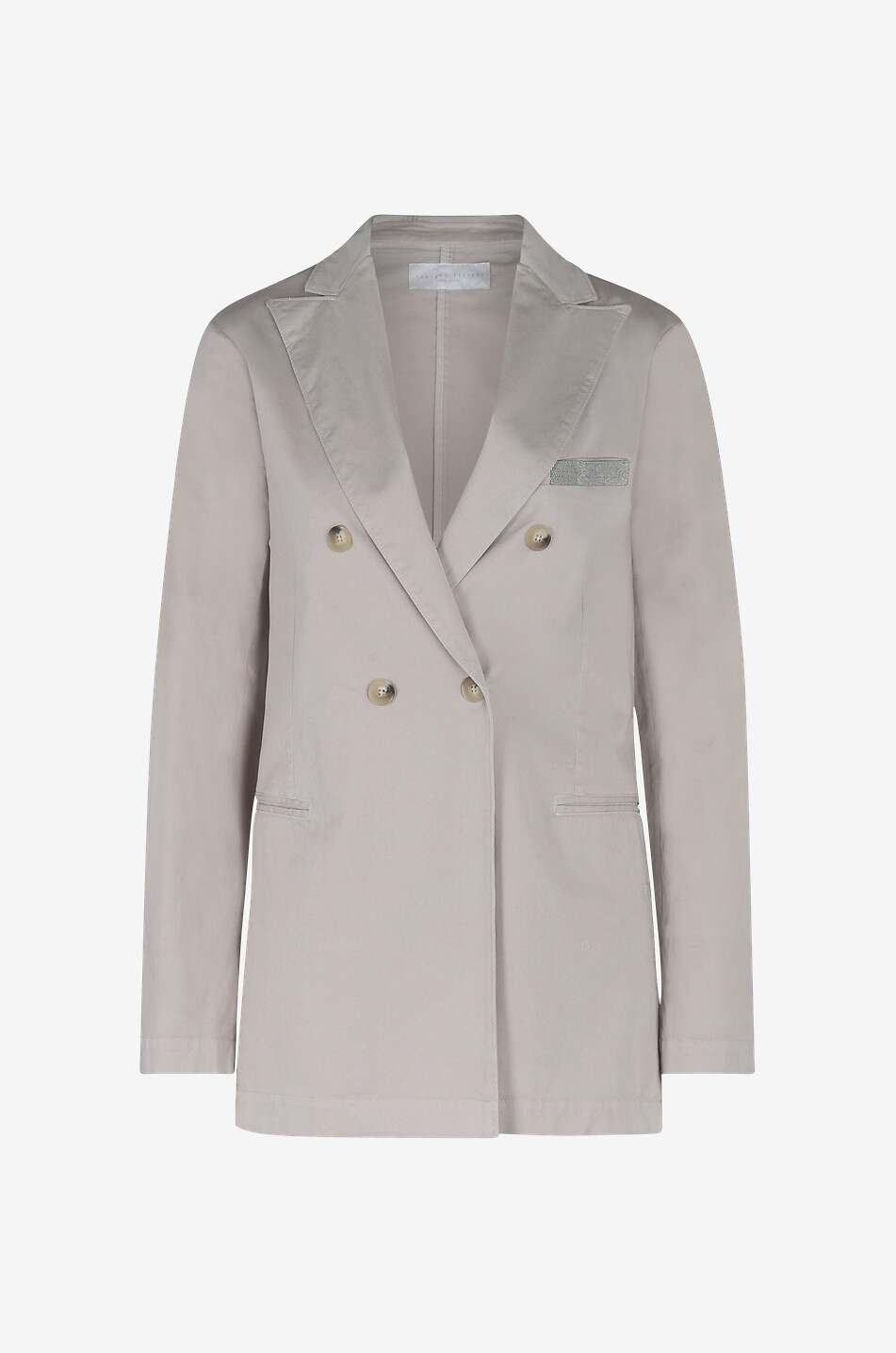 Blazer à boutonnage simple en gabardine Zeta