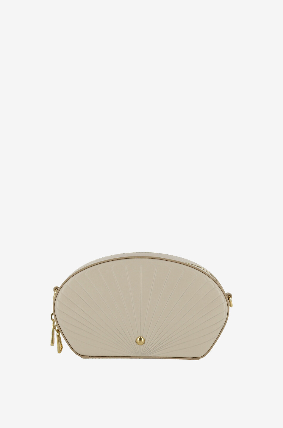 SEE BY CHLOE Shell smooth leather shoulder bag Women Light beige 1