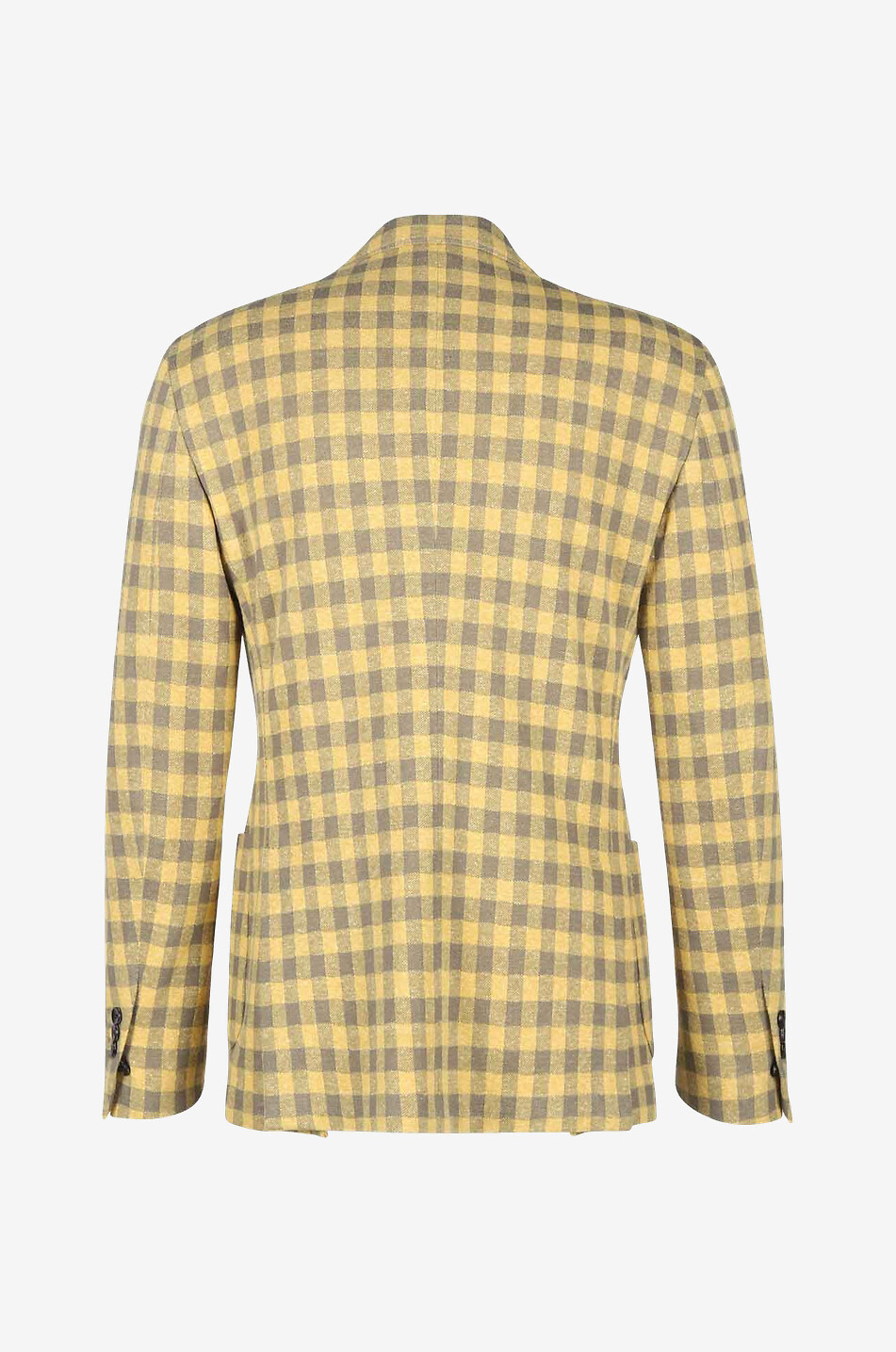 LARDINI Veste en laine et lin Luigi Lardini Homme JAUNE MOYEN 2