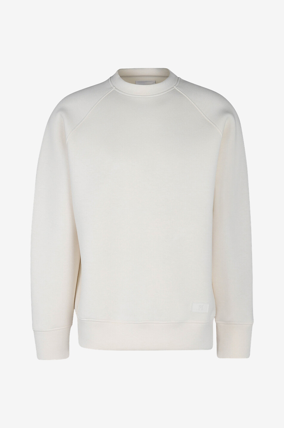 PT TORINO COLLECTION Sweat-shirt à col rond et manches raglan Homme BLANC CASSE 1