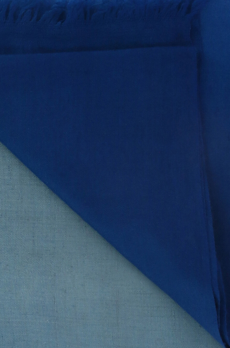 PINK MAHARANI Dip Dye cashmere scarf Women BLUE 2