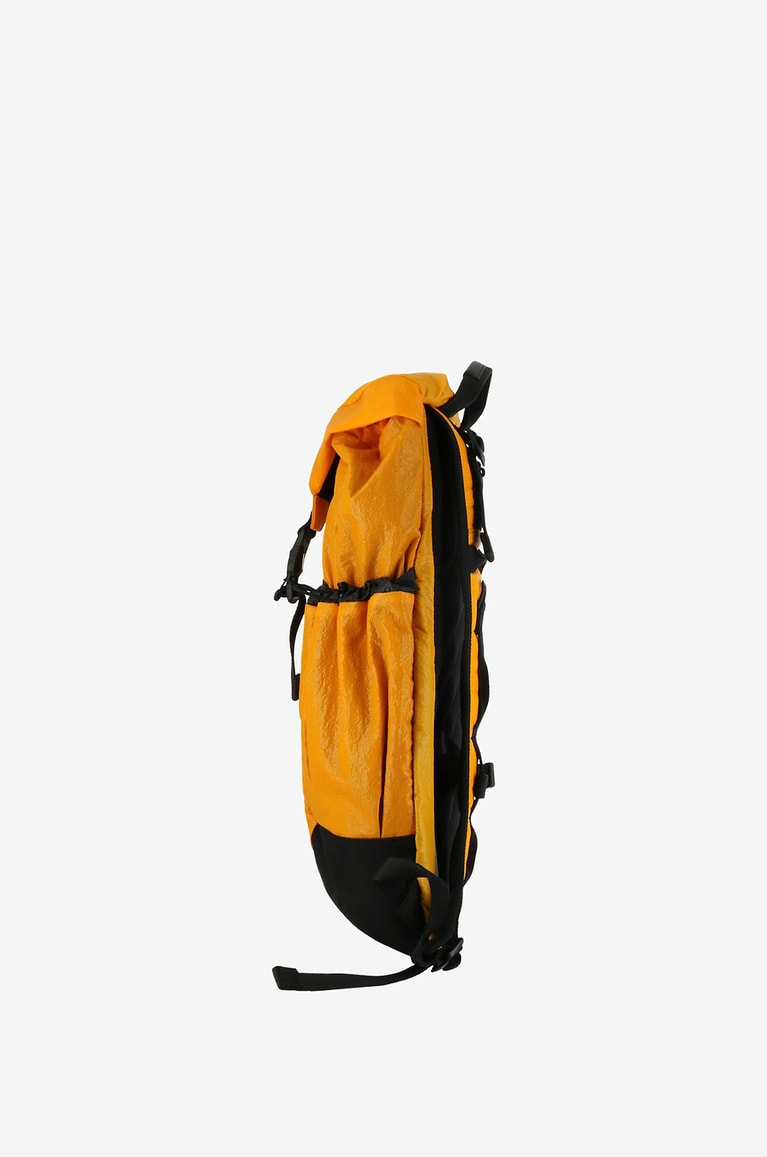 MONCLER Jet ripstop and leather backpack Men ORANGE 4
