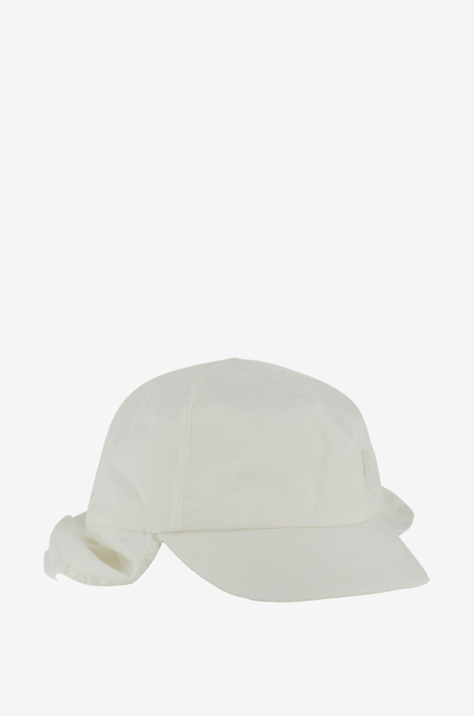 MONCLER Baby-Baseballkappe mit Logostickerei Baby WEISS 2