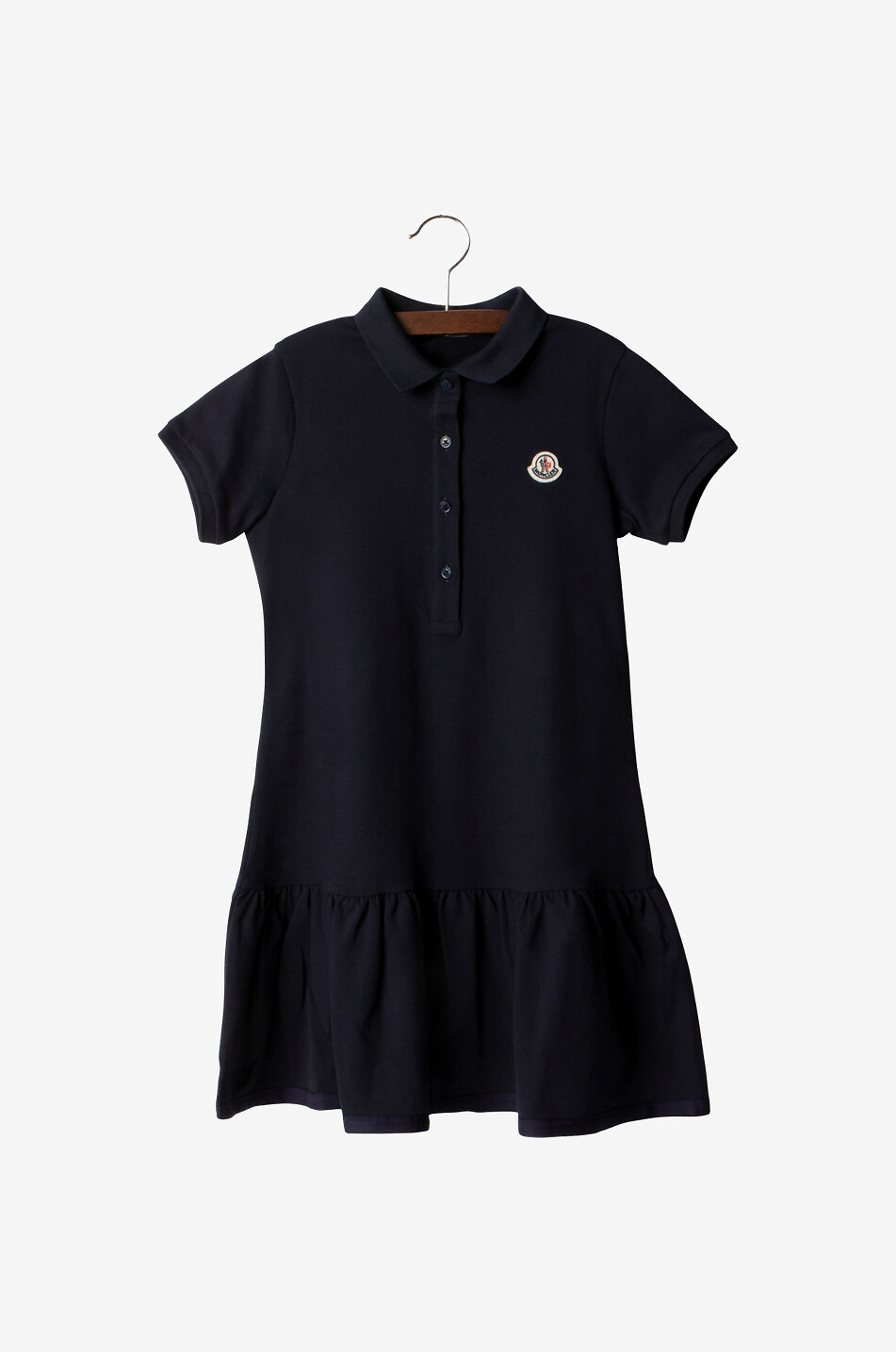 Girl's peplum polo dress
