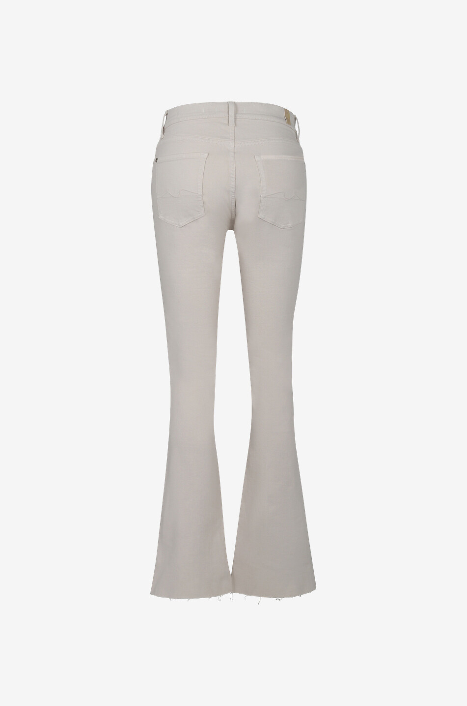 7 FOR ALL MANKIND Bootcut-Jeans aus Baumwolle Tailorless Damen Hellbeige 2