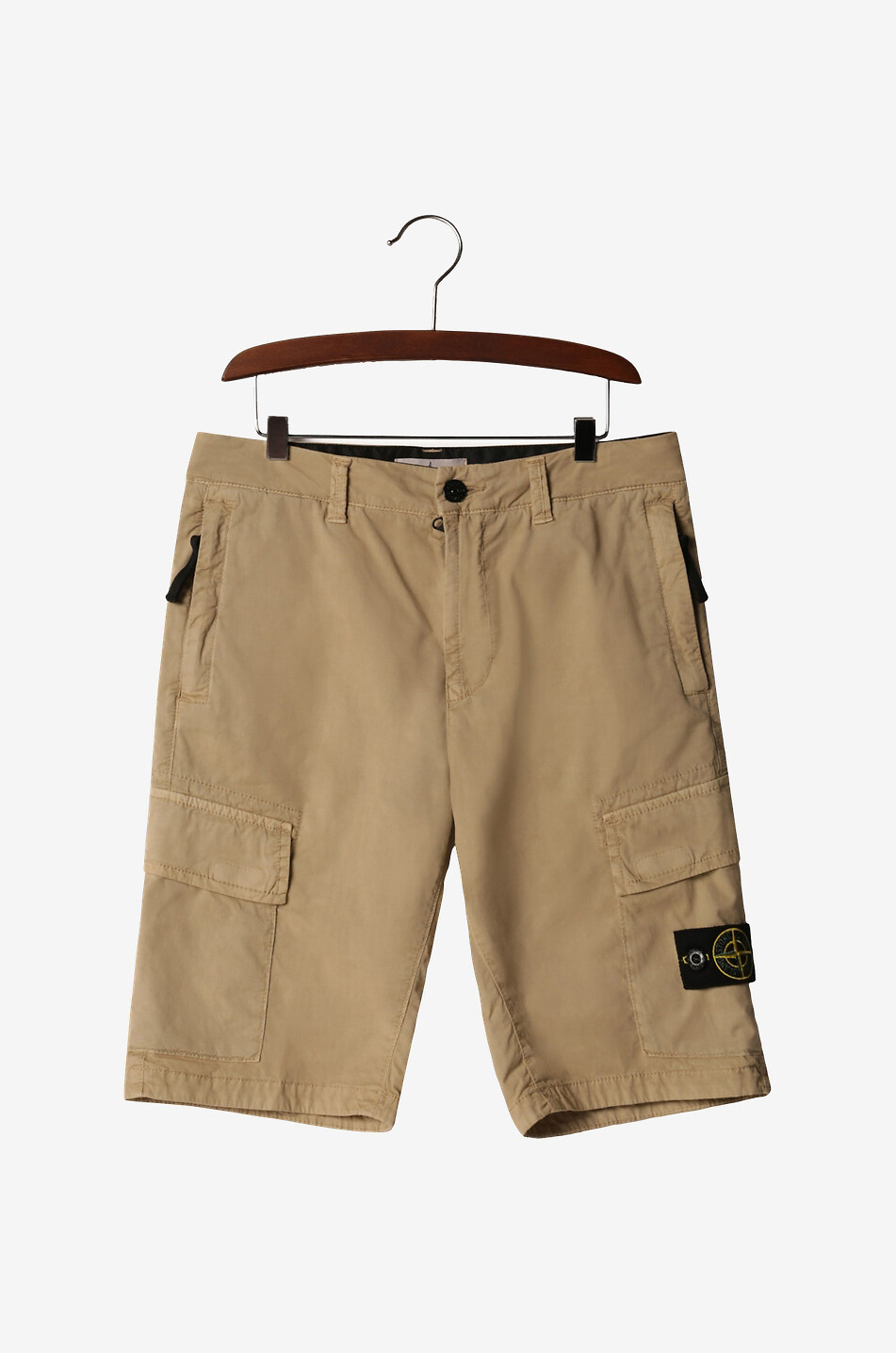 Cotton blend boys s cargo shorts STONE ISLAND JUNIOR Bongenie Outlet