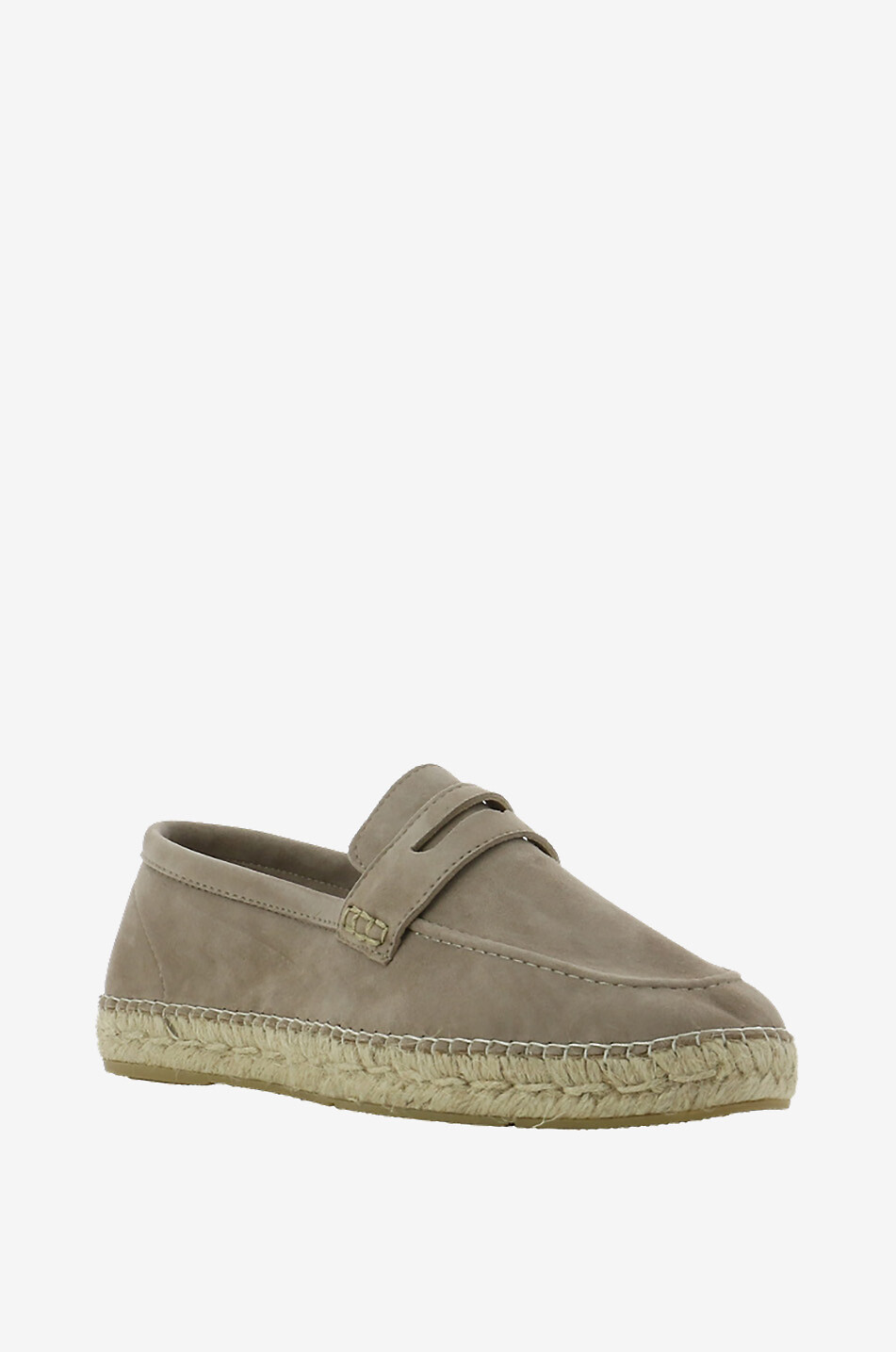 Mocassins esprit espadrilles en daim Loafer Luxe