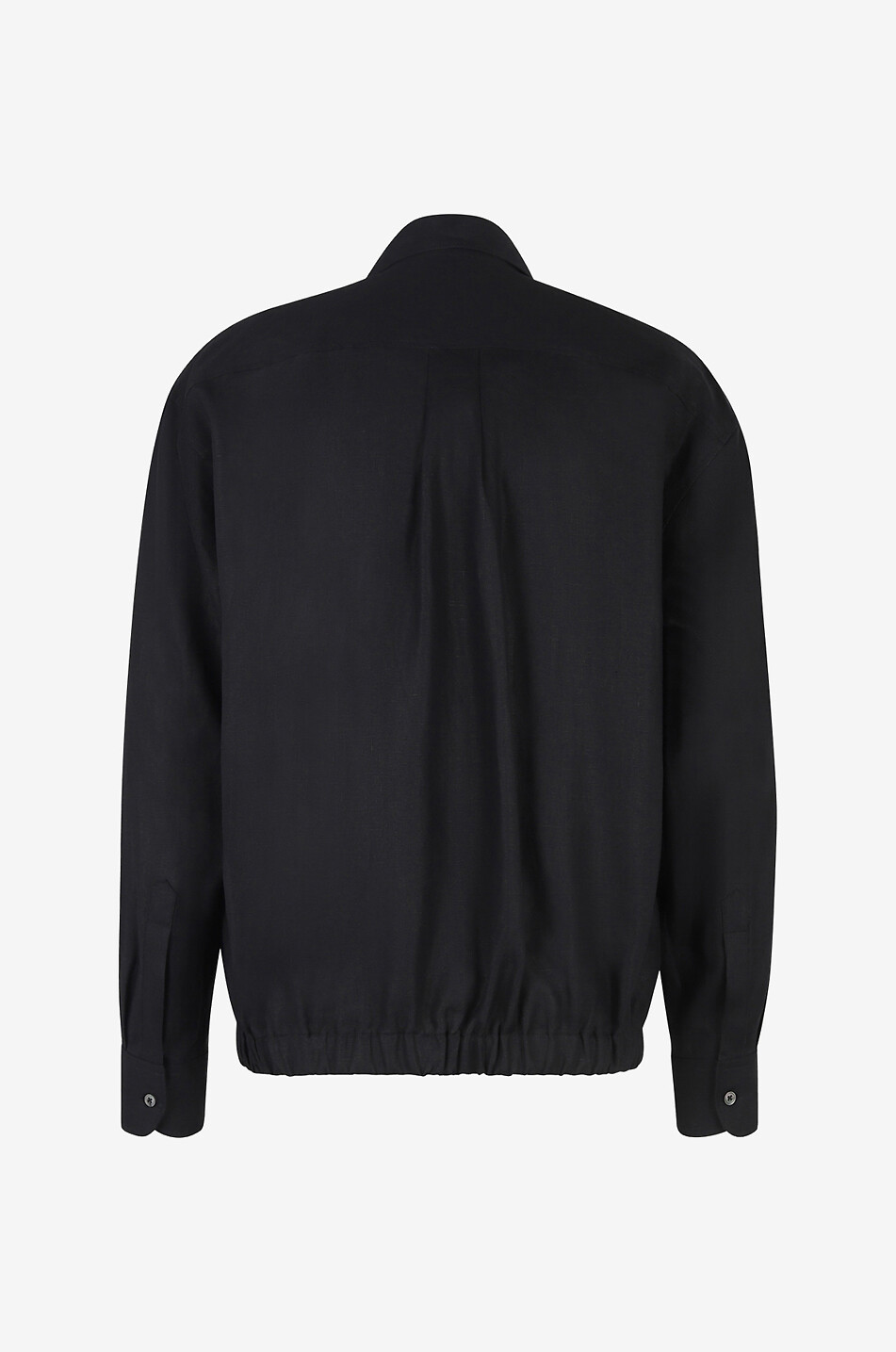 PT TORINO COLLECTION Leichte Jacke aus Leinen Herren SCHWARZ 2