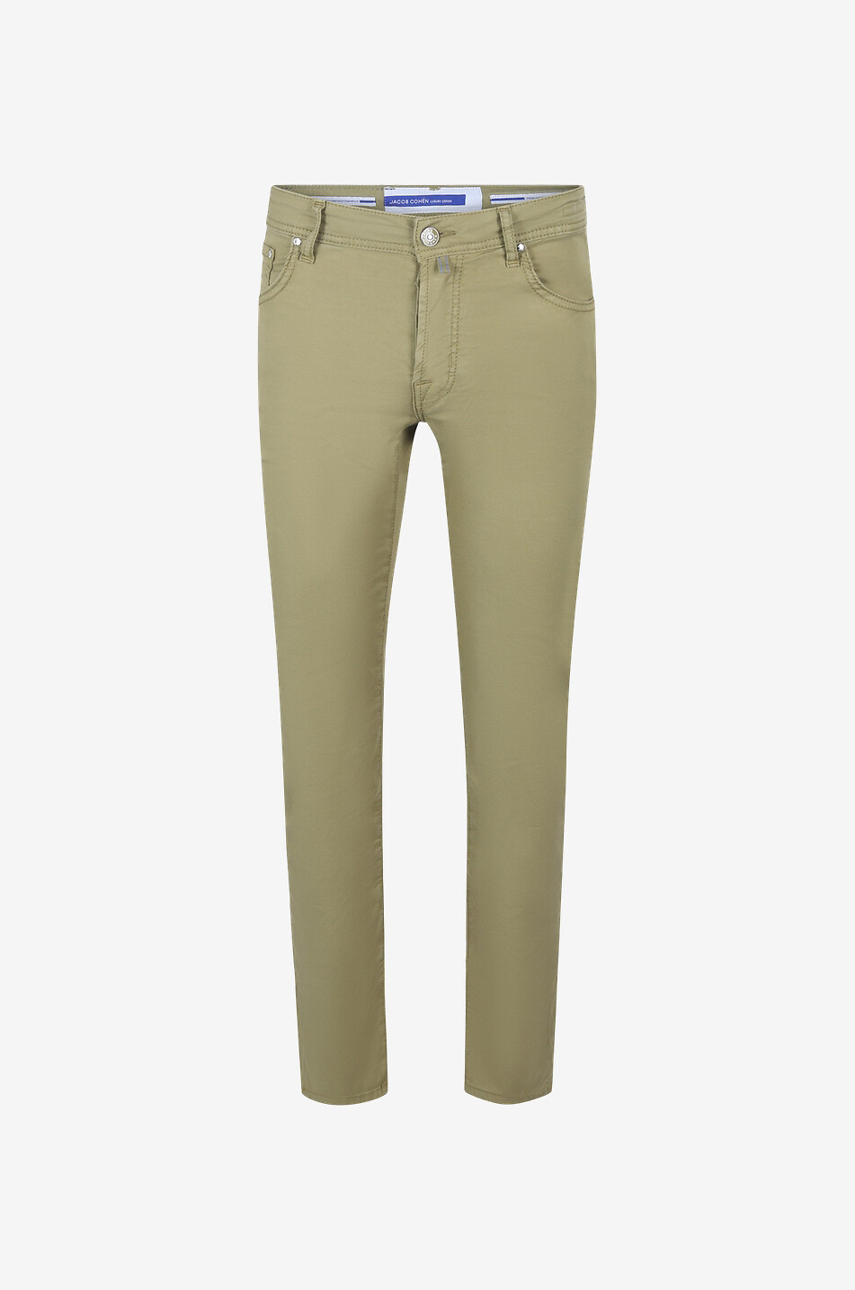 JACOB COHEN J622 lyocell and cotton slim-fit jeans Men LIGHT KHAKI 1