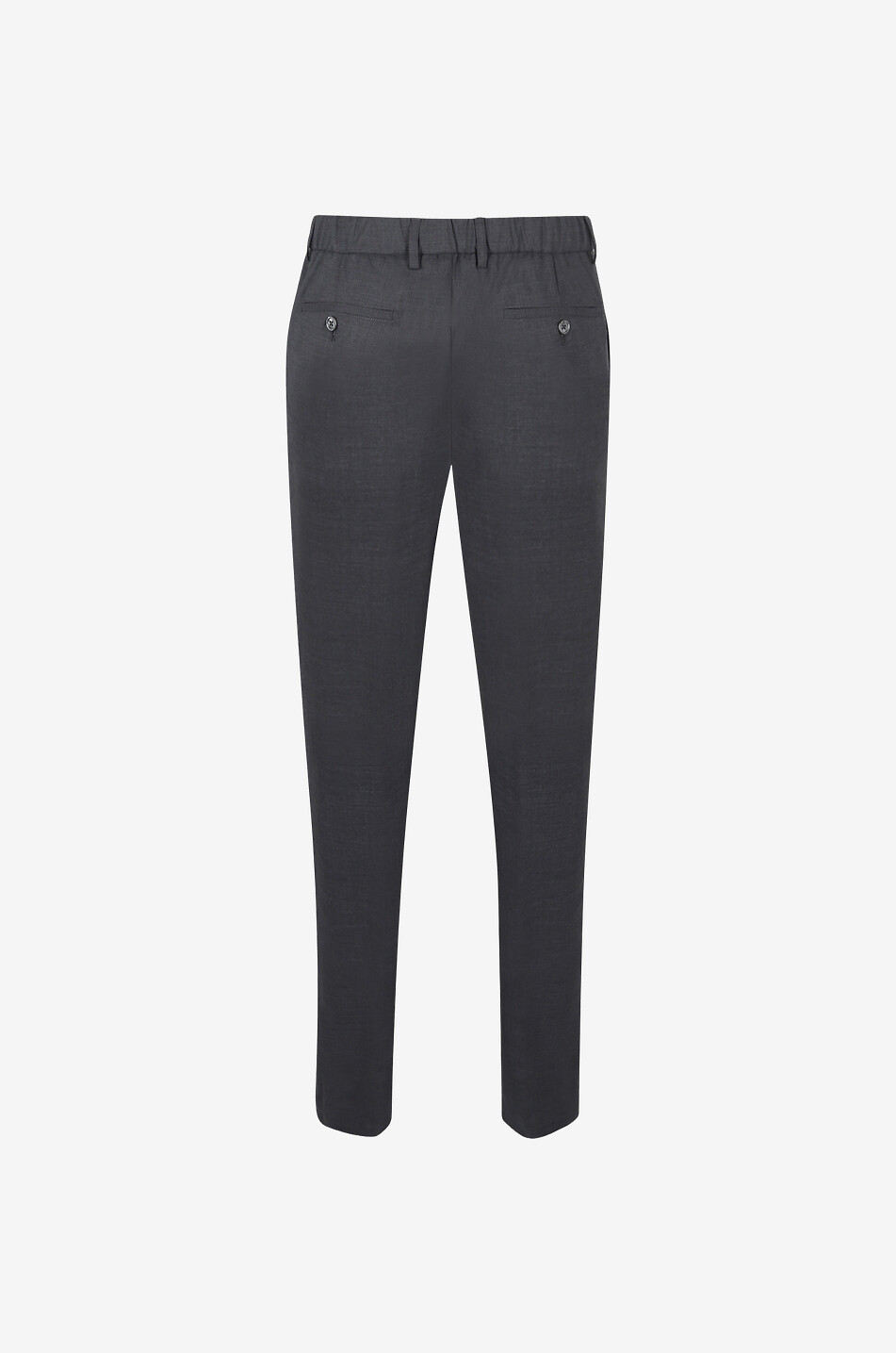 MARCO PESCAROLO Klassische Slim-Fit-Hose aus Wolle Evo Herren DUNKELGRAU 2