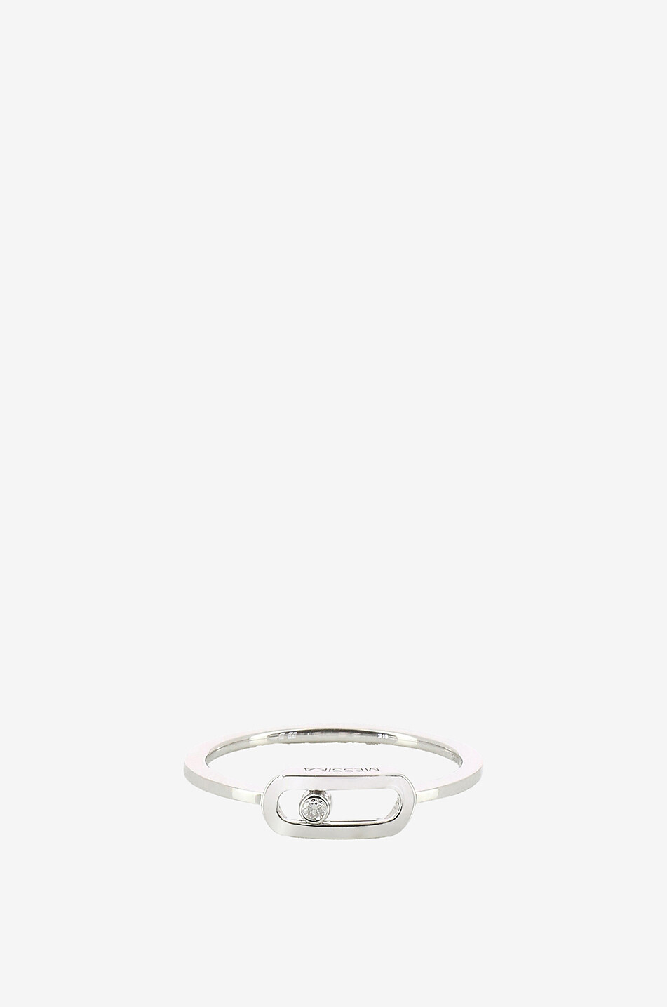 MESSIKA Bague en or blanc et diamant Move Uno Femme BLANC 1