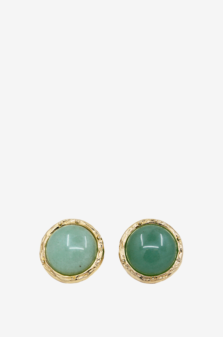 BY ALONA Clous d'oreilles dorés avec aventurine Cindy Femme VERT 1
