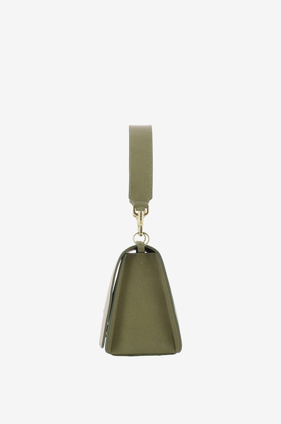 ATP ATELIER Baguette-Tasche aus Leder Assisi Damen HELLGRÜN 4