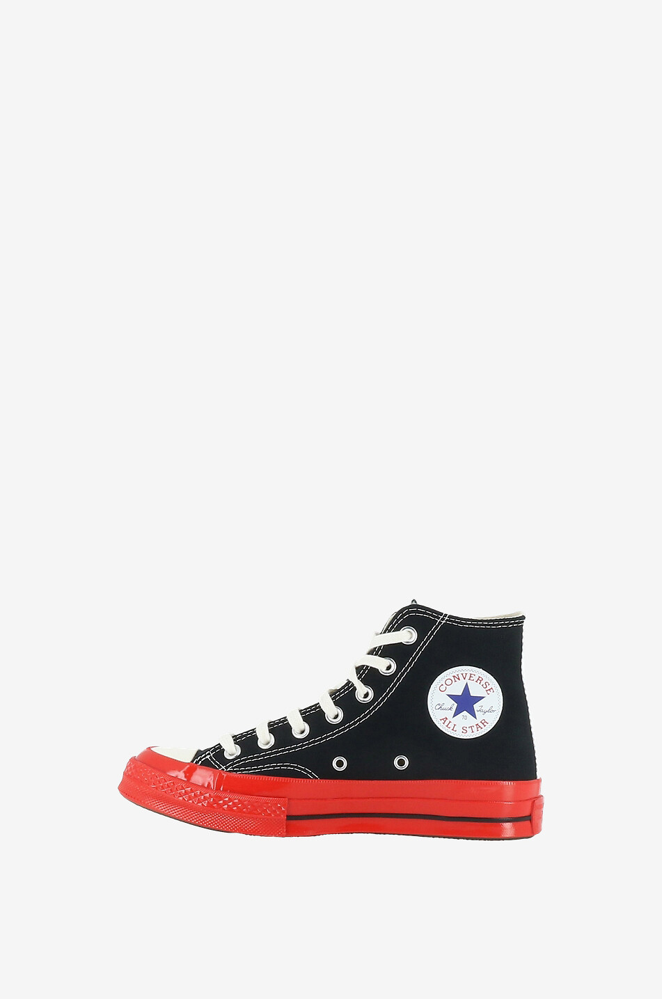 COMME DES GARCONS PLAY Hohe Schnürsneakers Red Heart Damen SCHWARZ 3