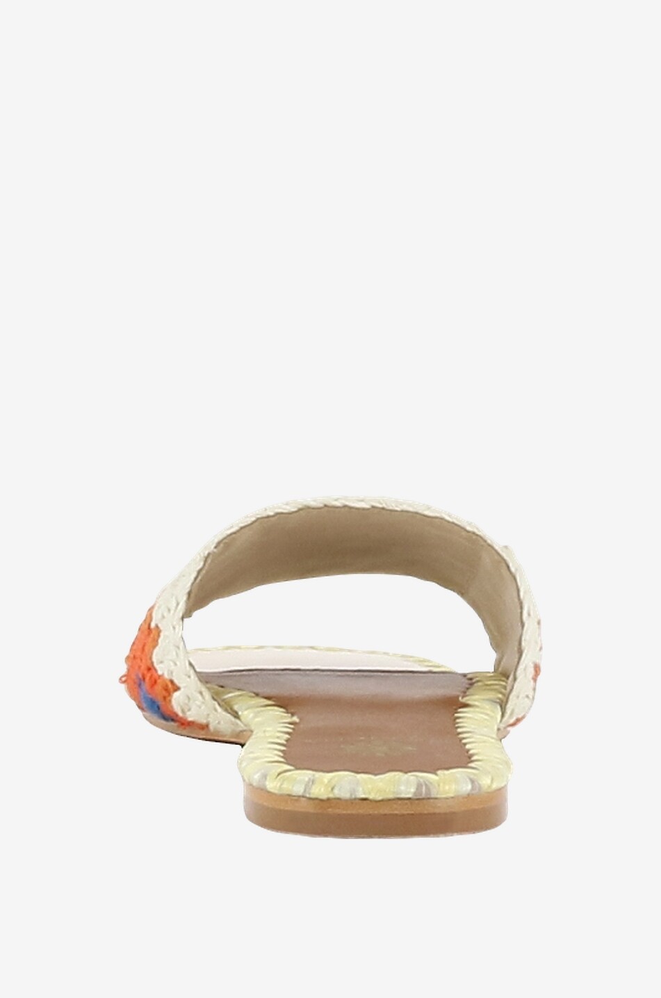 Mules plates en raphia Pam