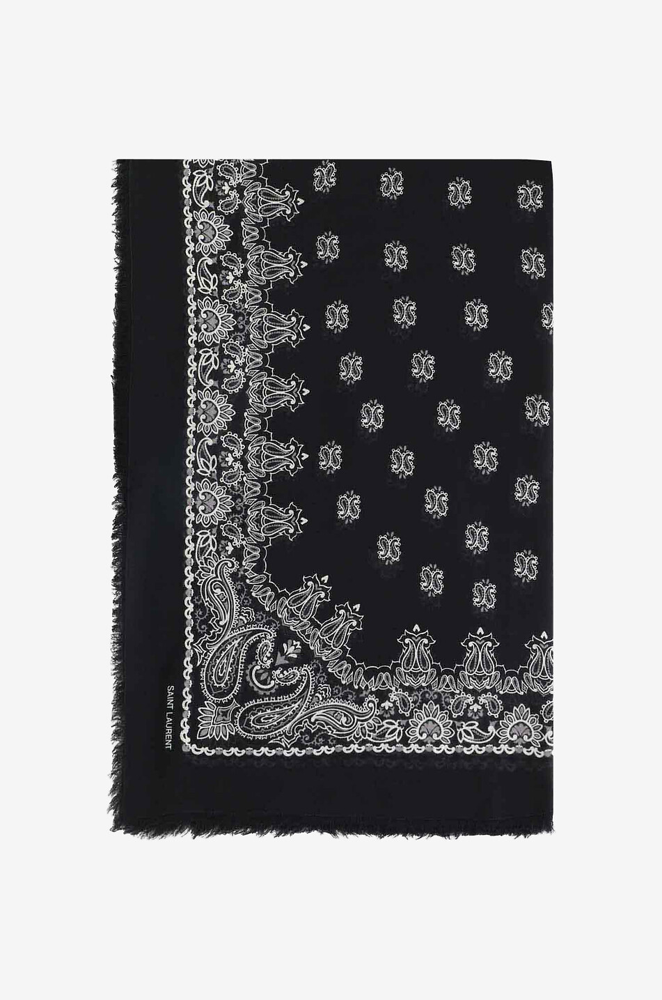 Foulard en modal et cachemire Bandana Large