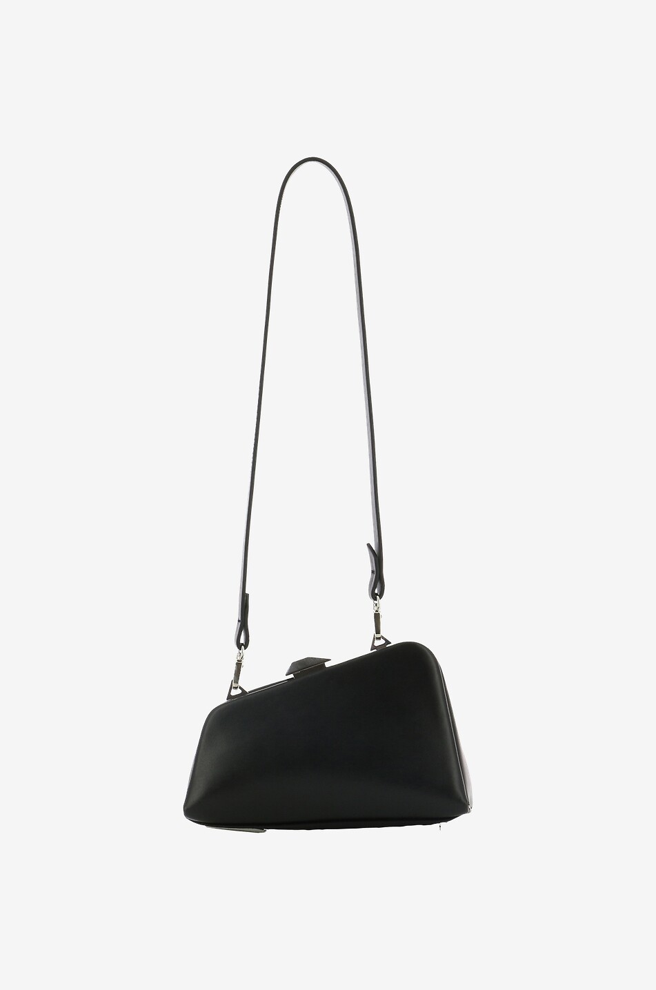 THE ATTICO Clutch aus Kalbsleder Midnight Damen SCHWARZ 3