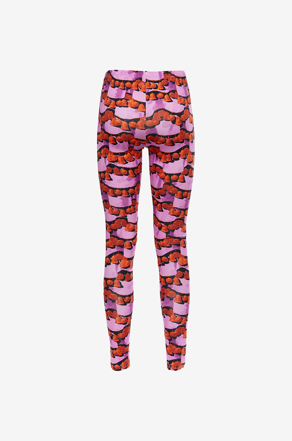 LA DOUBLEJ Liberace Ciclamino printed lycra Leggings  PINK 2