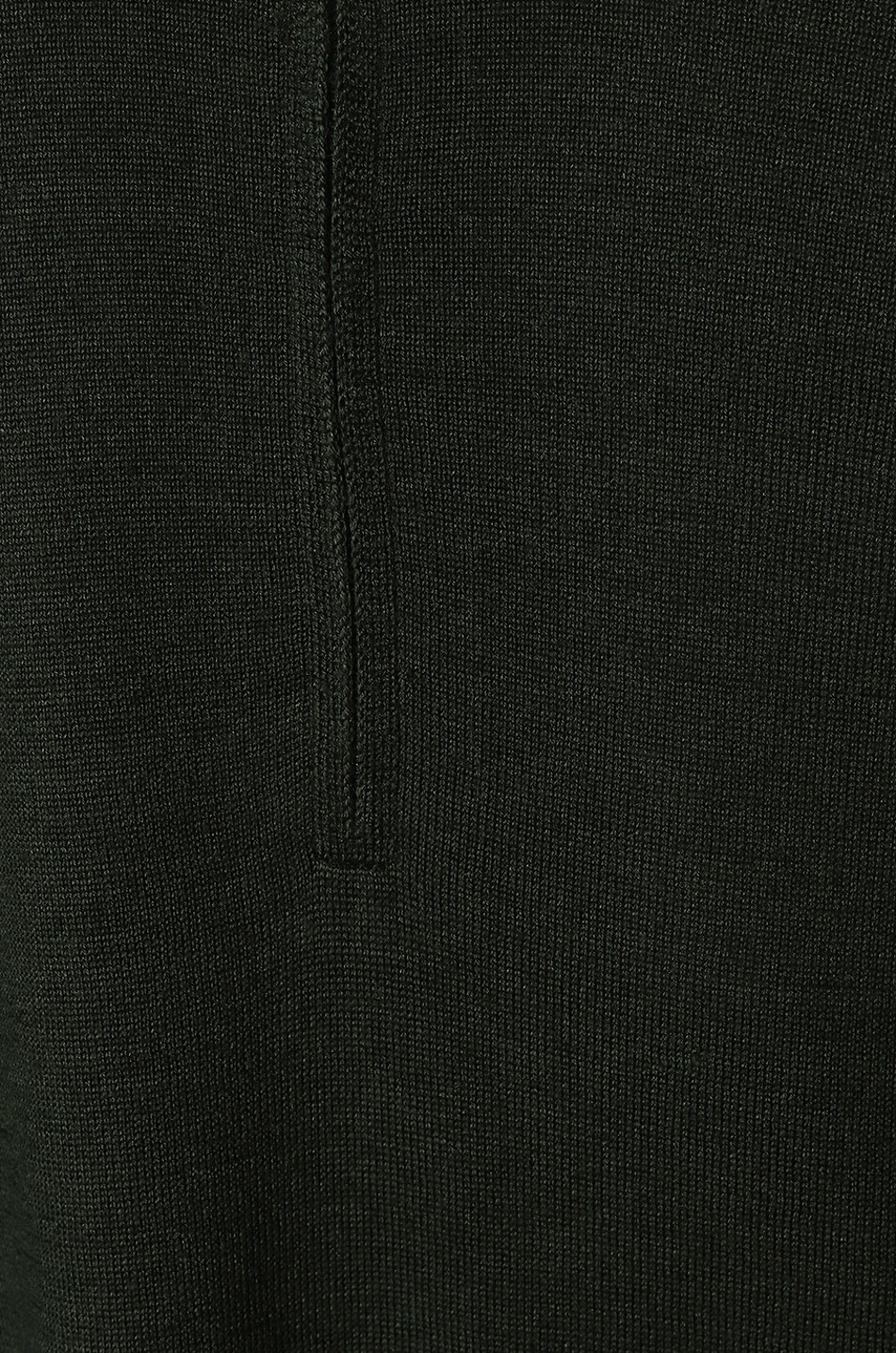Feiner Pullover aus Wolle und Seide mit Halb-Zip-Stehkragen