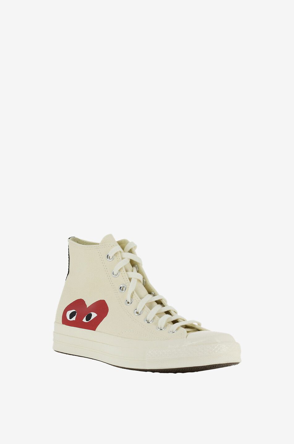 COMME DES GARCONS PLAY Chuck 70 Play high-top canvas sneakers Men WHITE 1